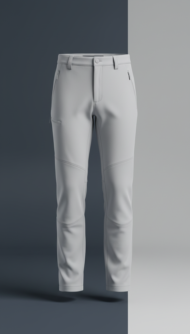 Technical Fabric Slim Trousers