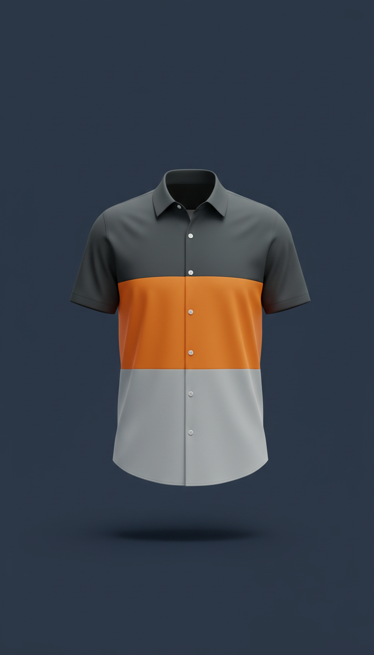 Sharp Cotton Graphic Shirt