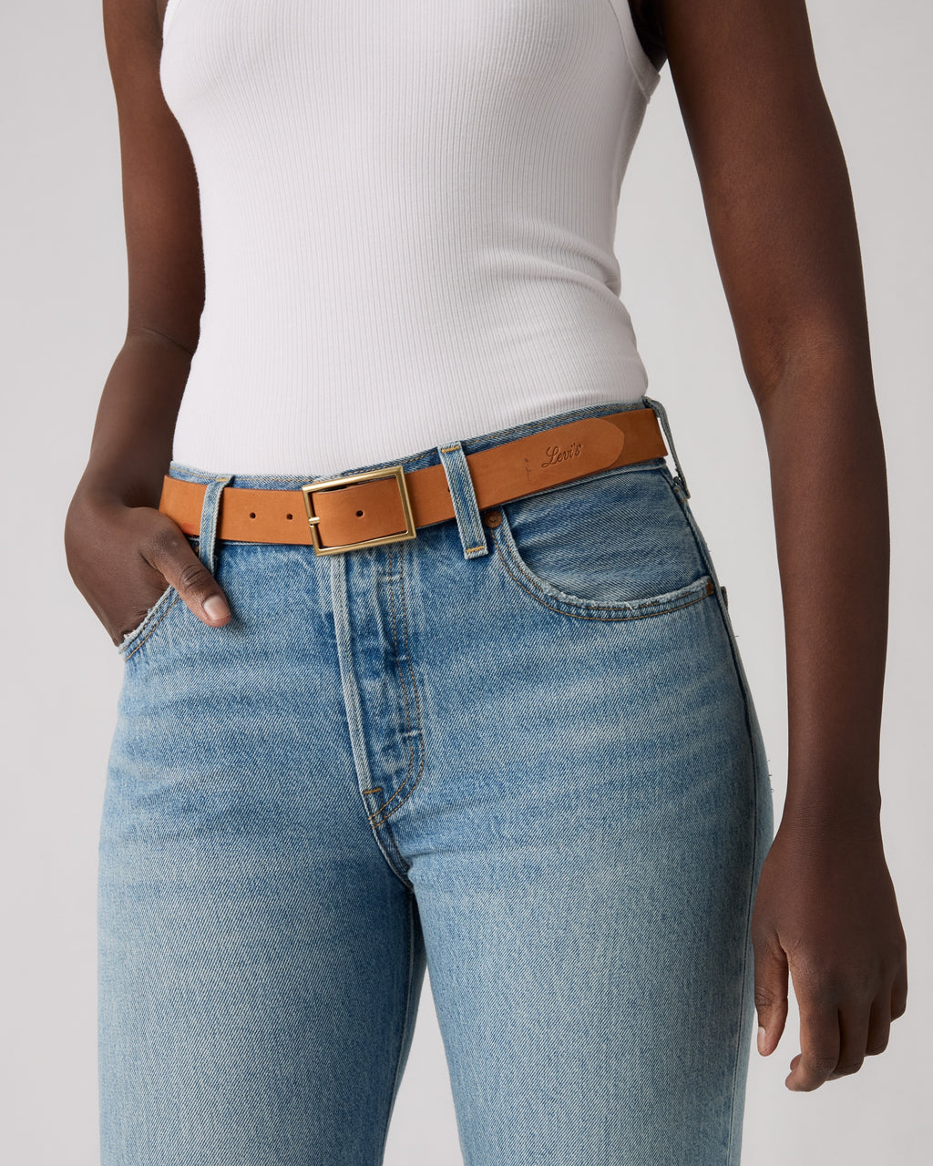 Harlie Short-sleeve Cropped Button Down Shirt