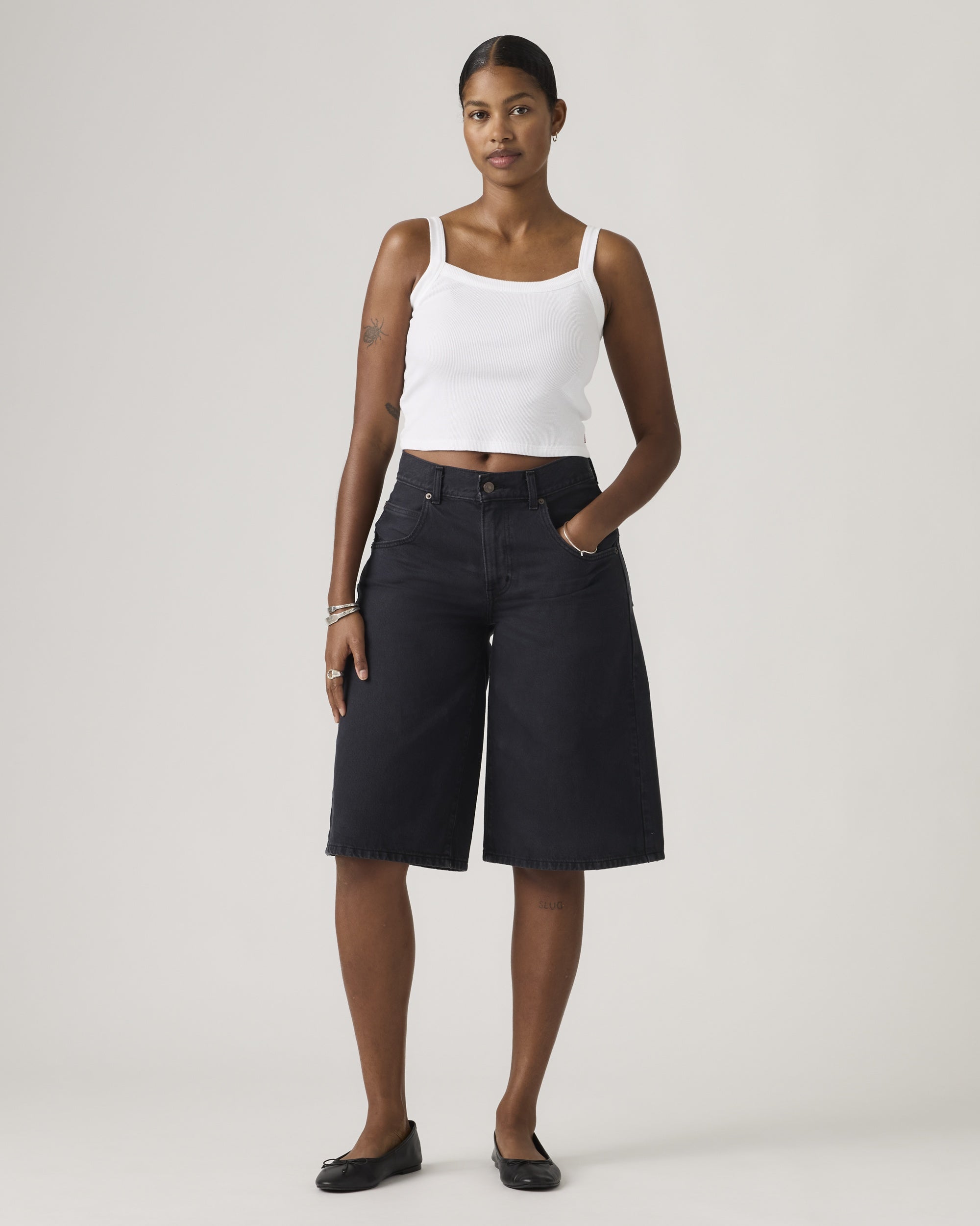 Baggy Dad Utility Women's Shorts