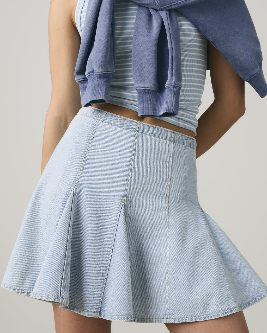 Godet Mini Lightweight Skirt