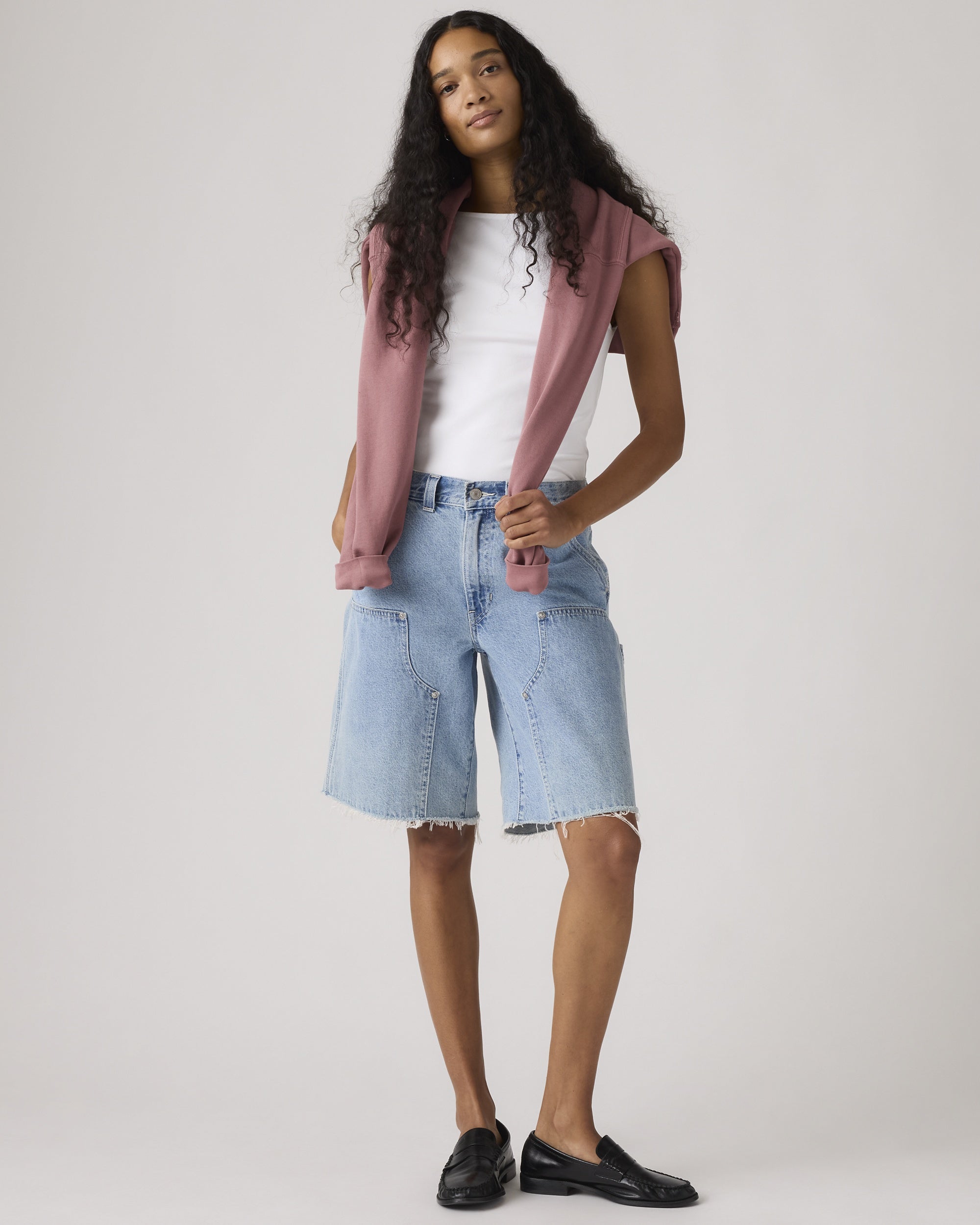 Baggy Dad Utility Women's Shorts