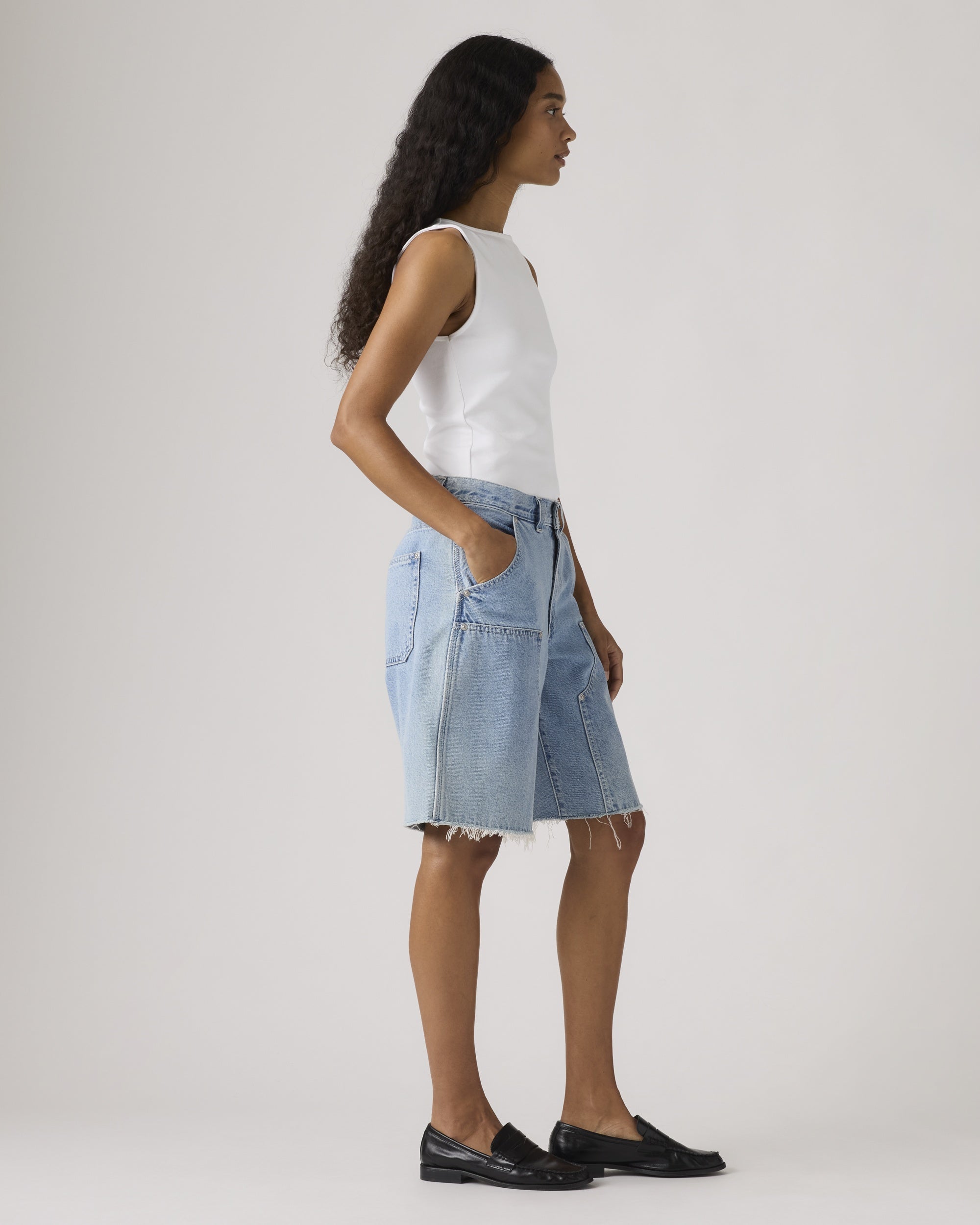Baggy Dad Utility Women's Shorts