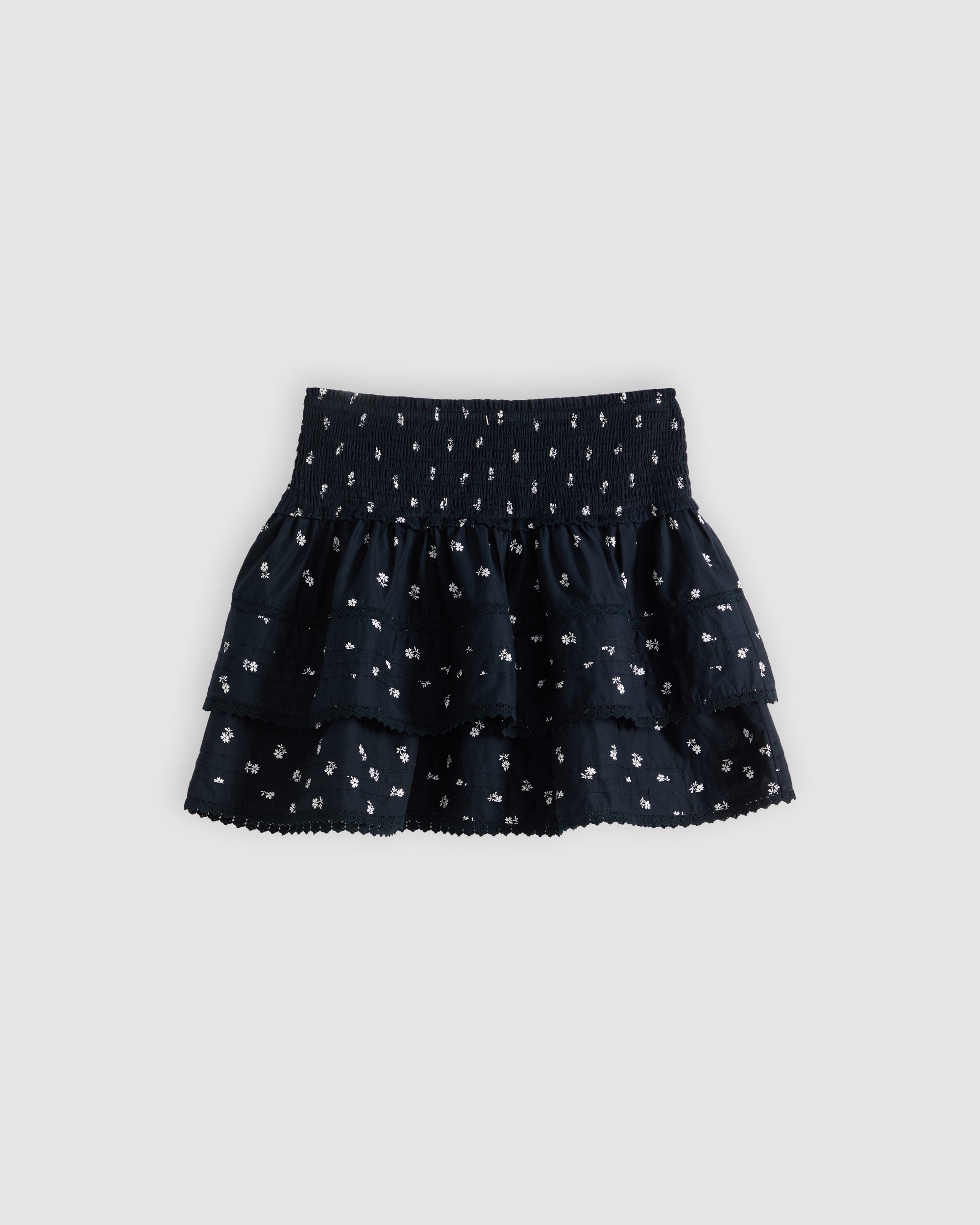 Raquel Smocked Mini Skirt