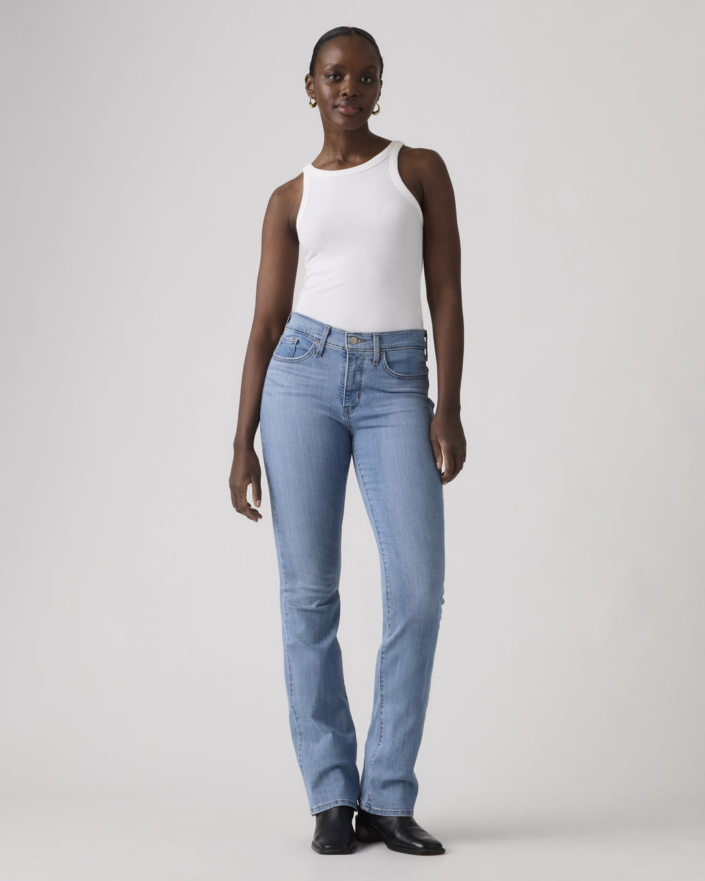 Ribcage Wide Leg Braided Women's Jeans