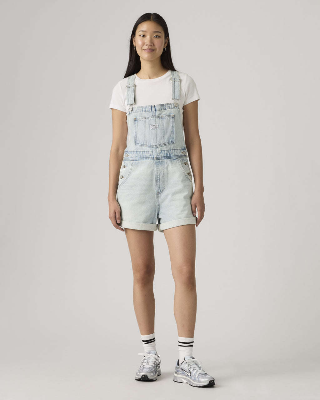 Louisa Short-sleeve Denim Midi Dress