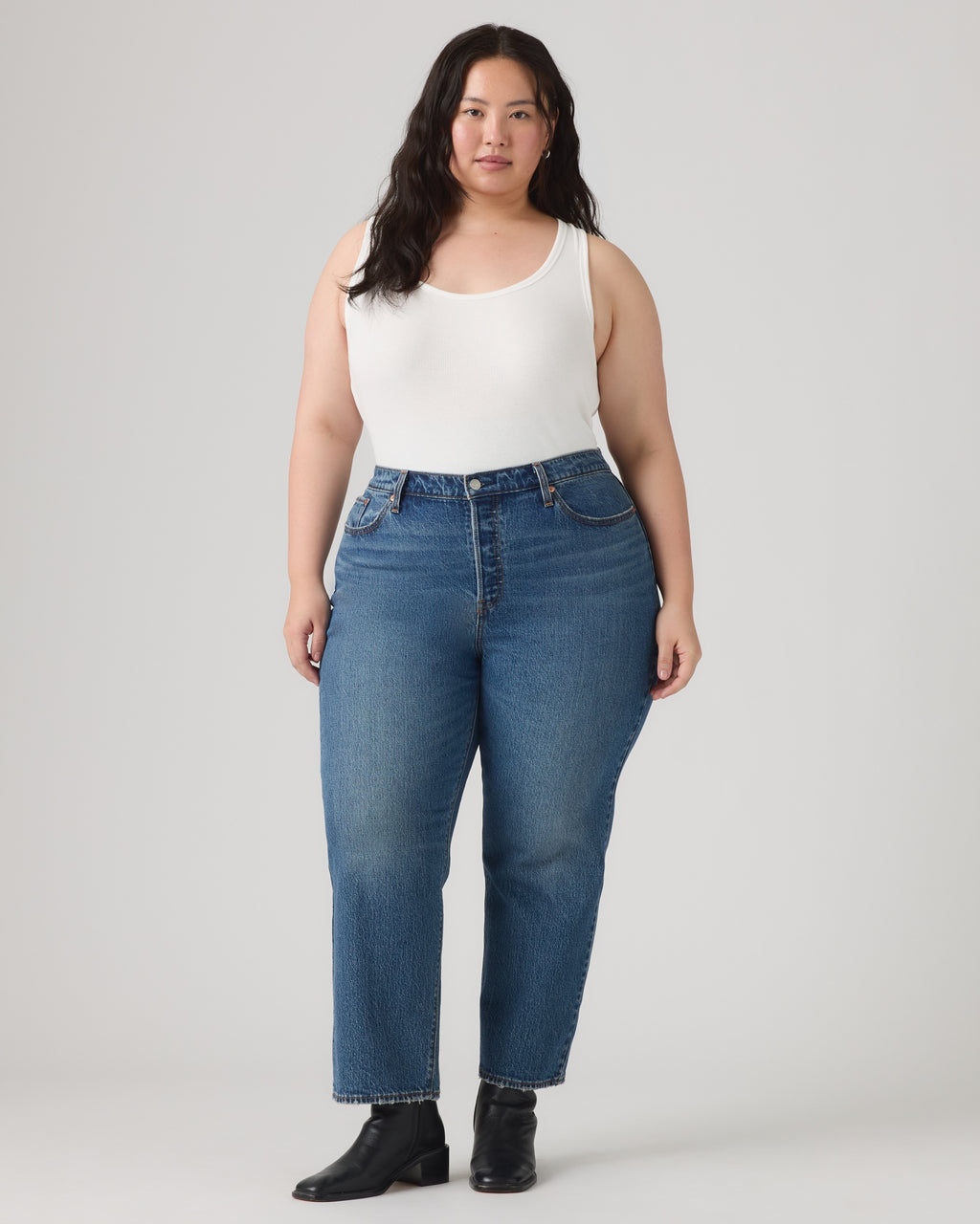 Ribcage Wide Leg Women's Jeans (plus Size)