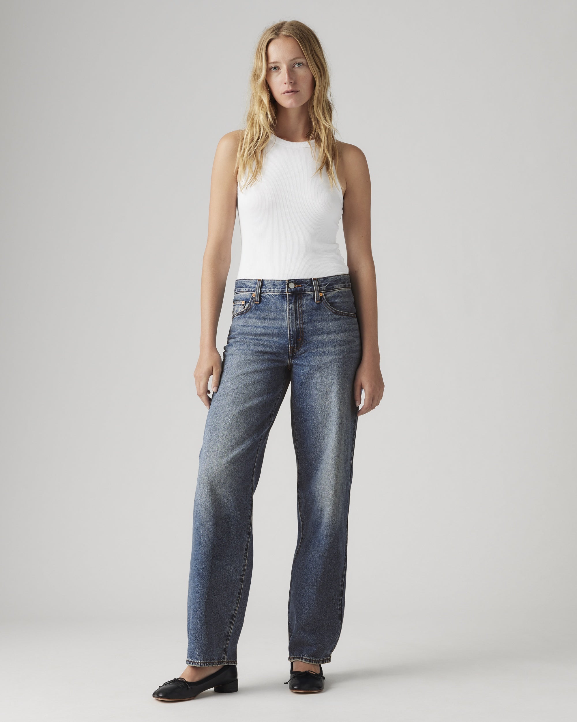 Low Loose Lightweight Women's Jeans