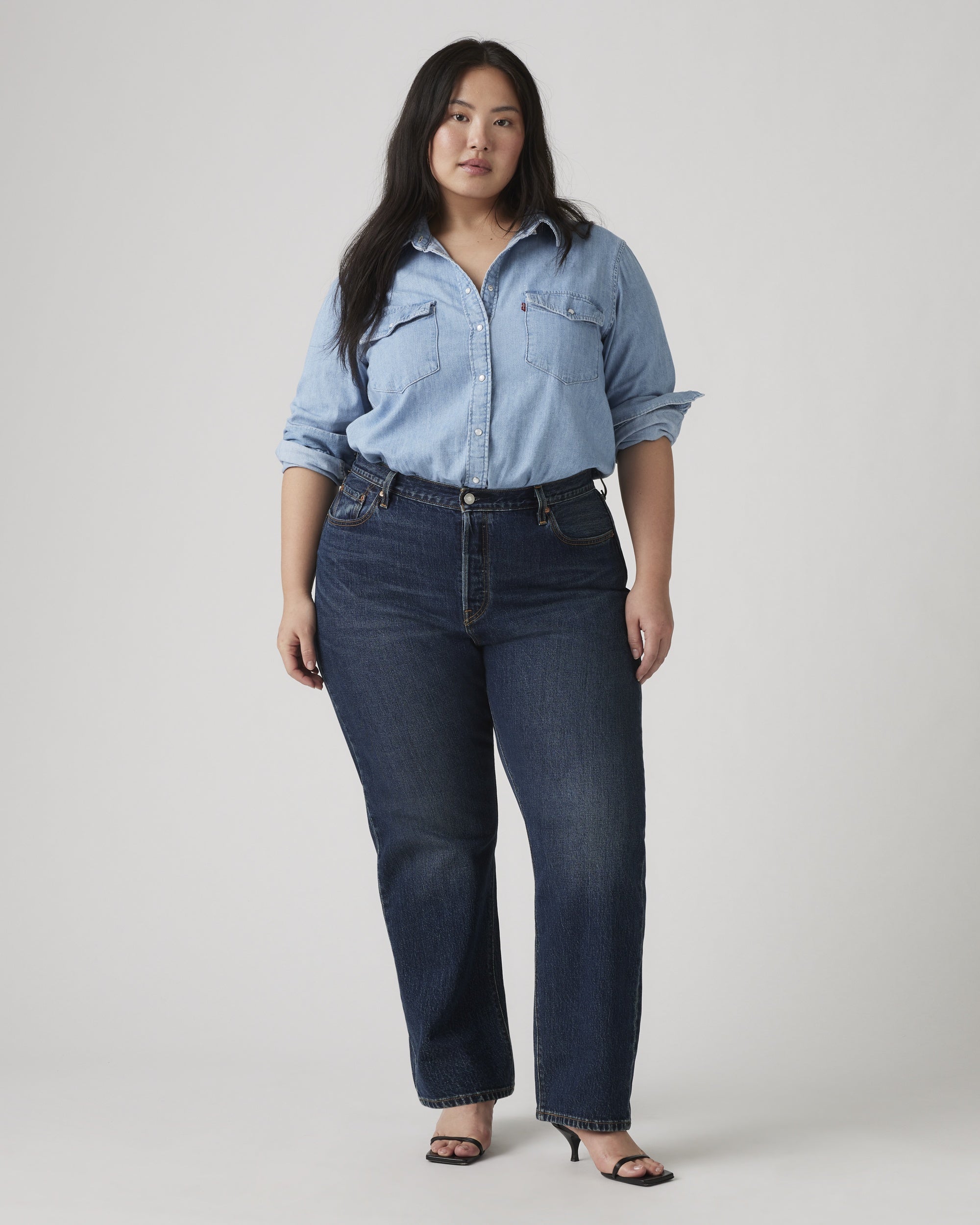 Ribcage Wide Leg Women's Jeans (plus Size)