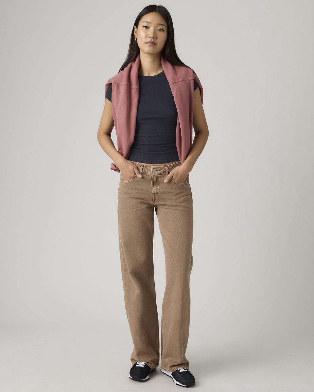 Low Loose Lightweight Women's Jeans