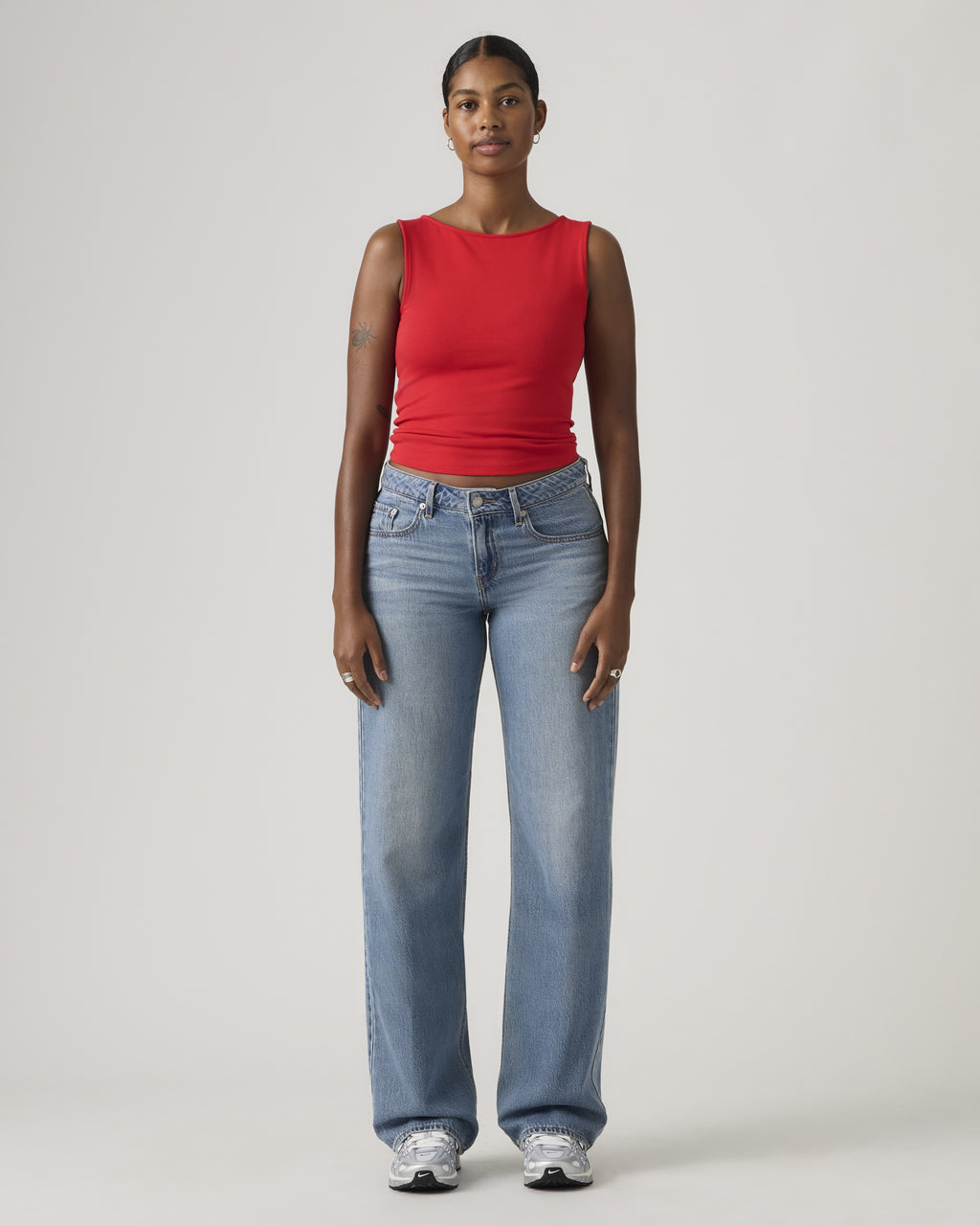Harlie Novelty Short-sleeve Cropped Shirt