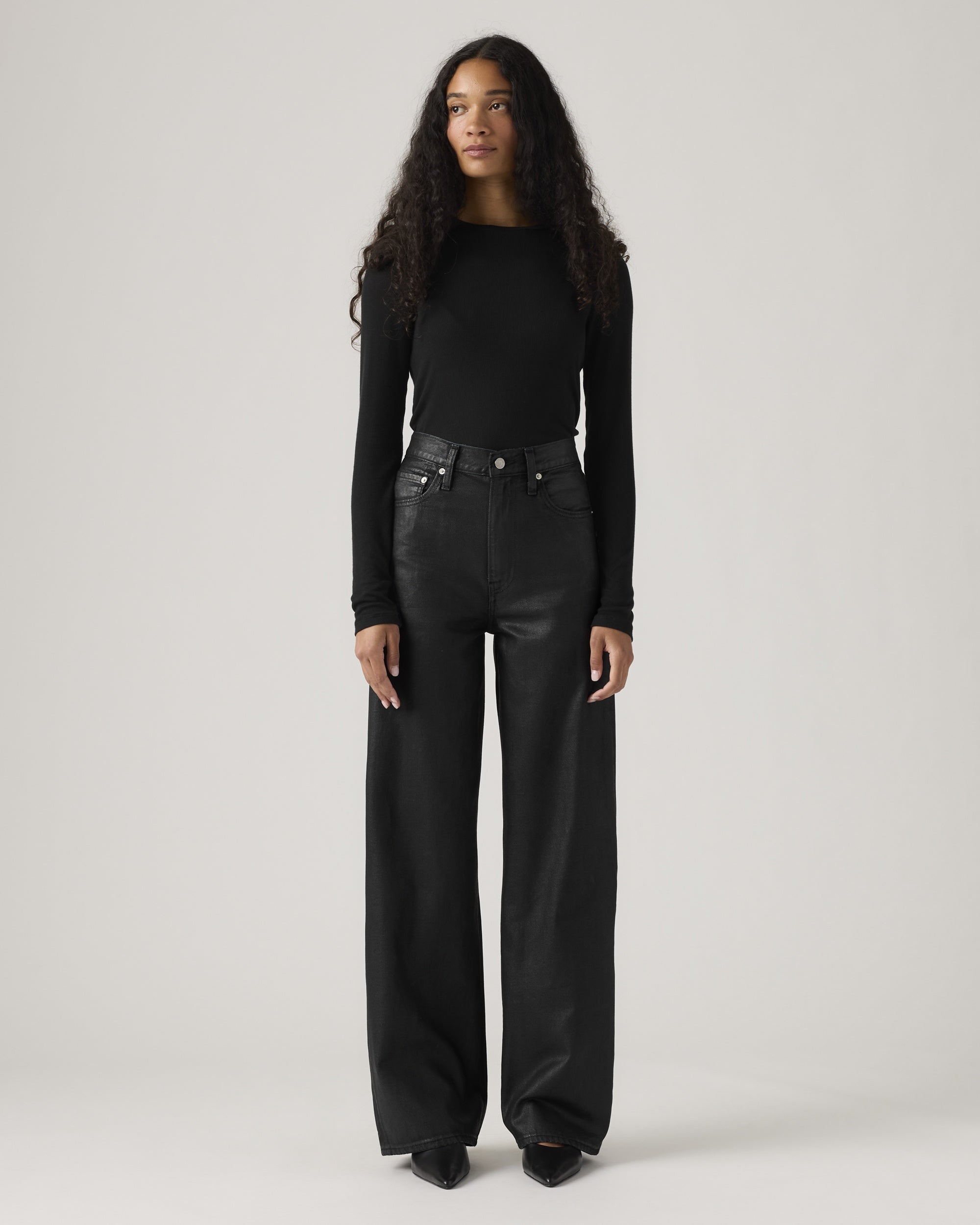 Ribcage Wide Leg Braided Women's Jeans