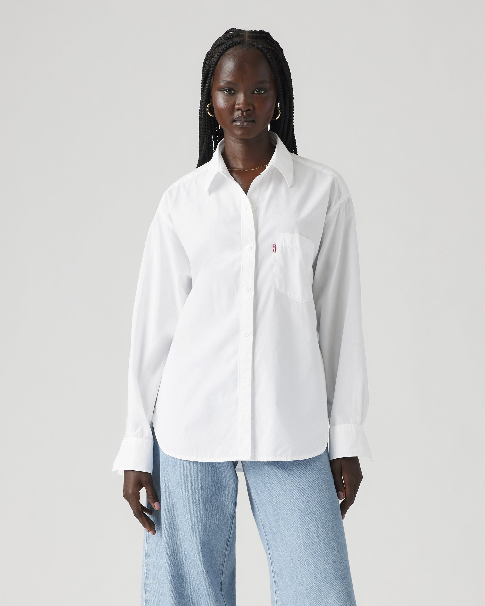 Denim Godet Mini Lightweight Dress