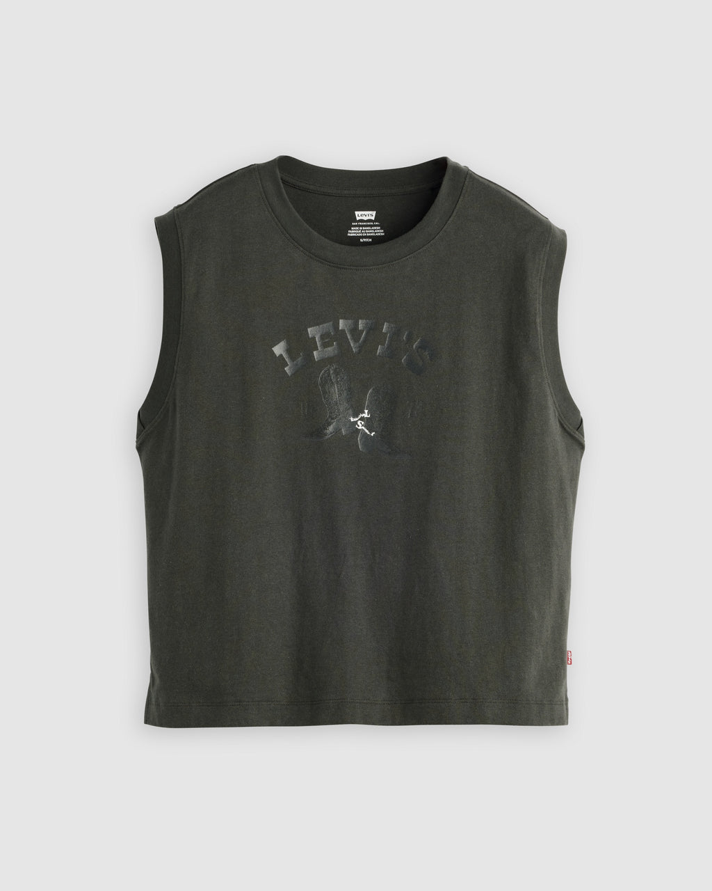 Graphic Logo Boxy Tank Top