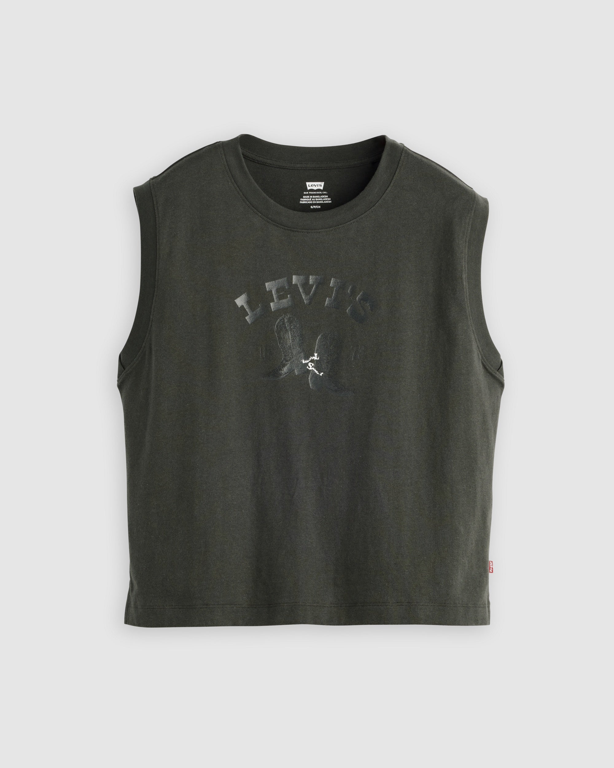 Graphic Logo Boxy Tank Top