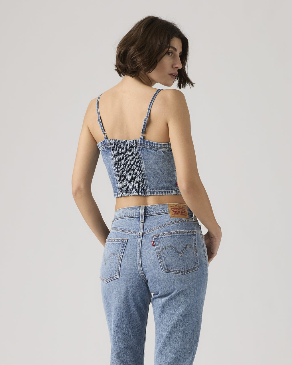 Jadine Denim Cami Tank Top