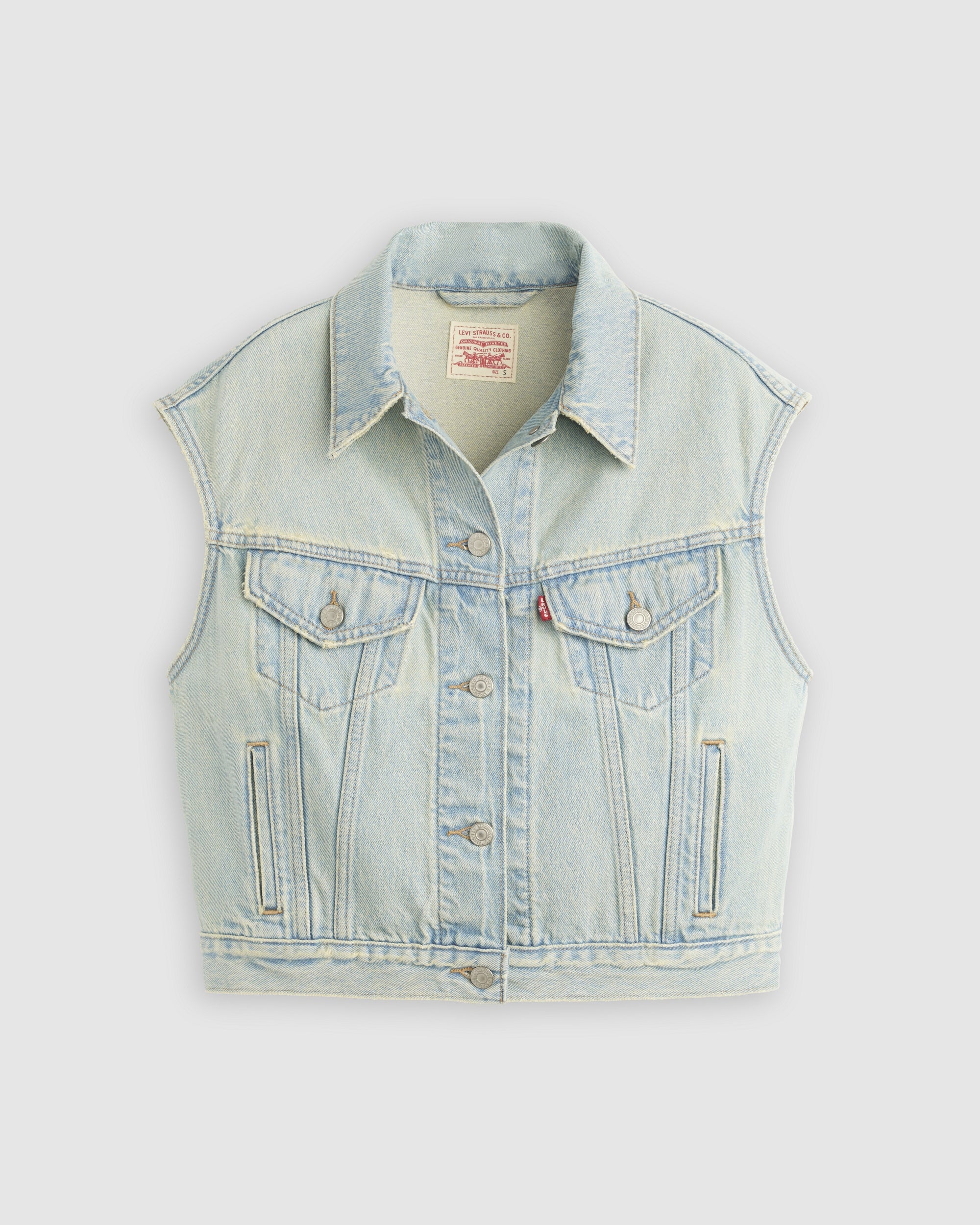 Shrunken '90s Trucker Vest