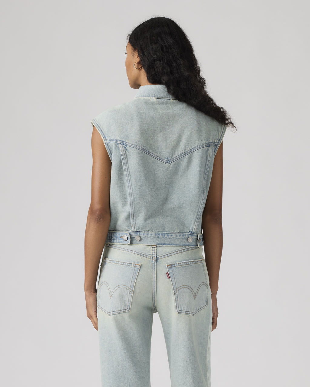 Shrunken '90s Trucker Vest