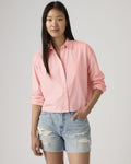 Harlie Cropped Button Down Shirt
