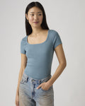 Garment Dye Essential Square Neck T-shirt