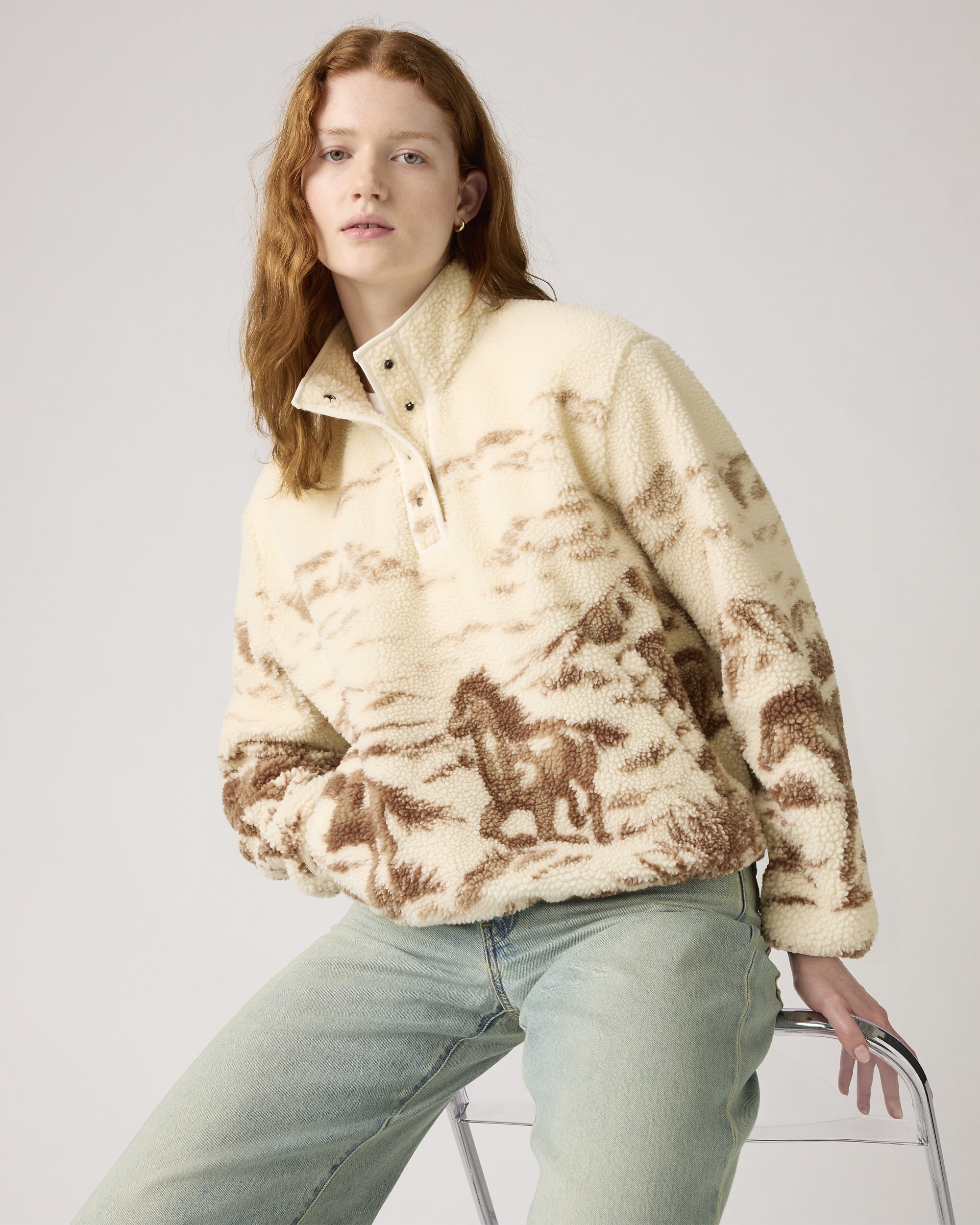 Kasey Sherpa Pullover