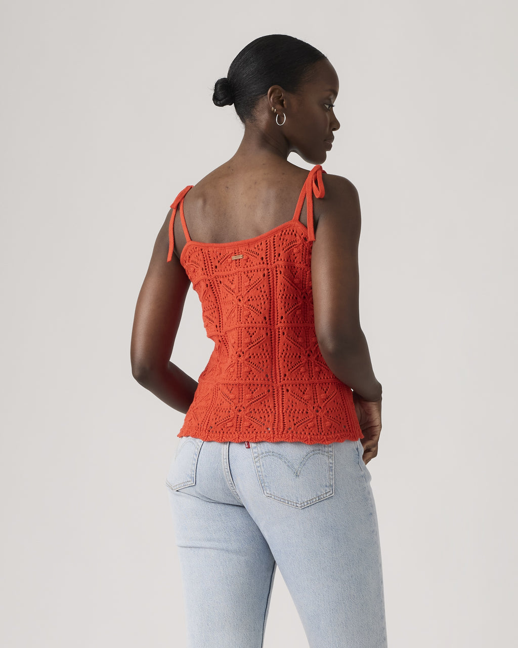 Abbey Tie-shoulder Sweater Tank Top
