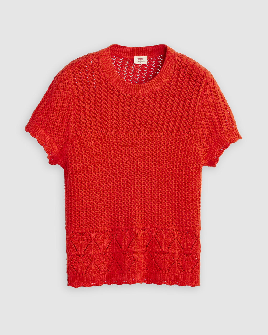 Isabelle Crochet Short Sleeve Sweater