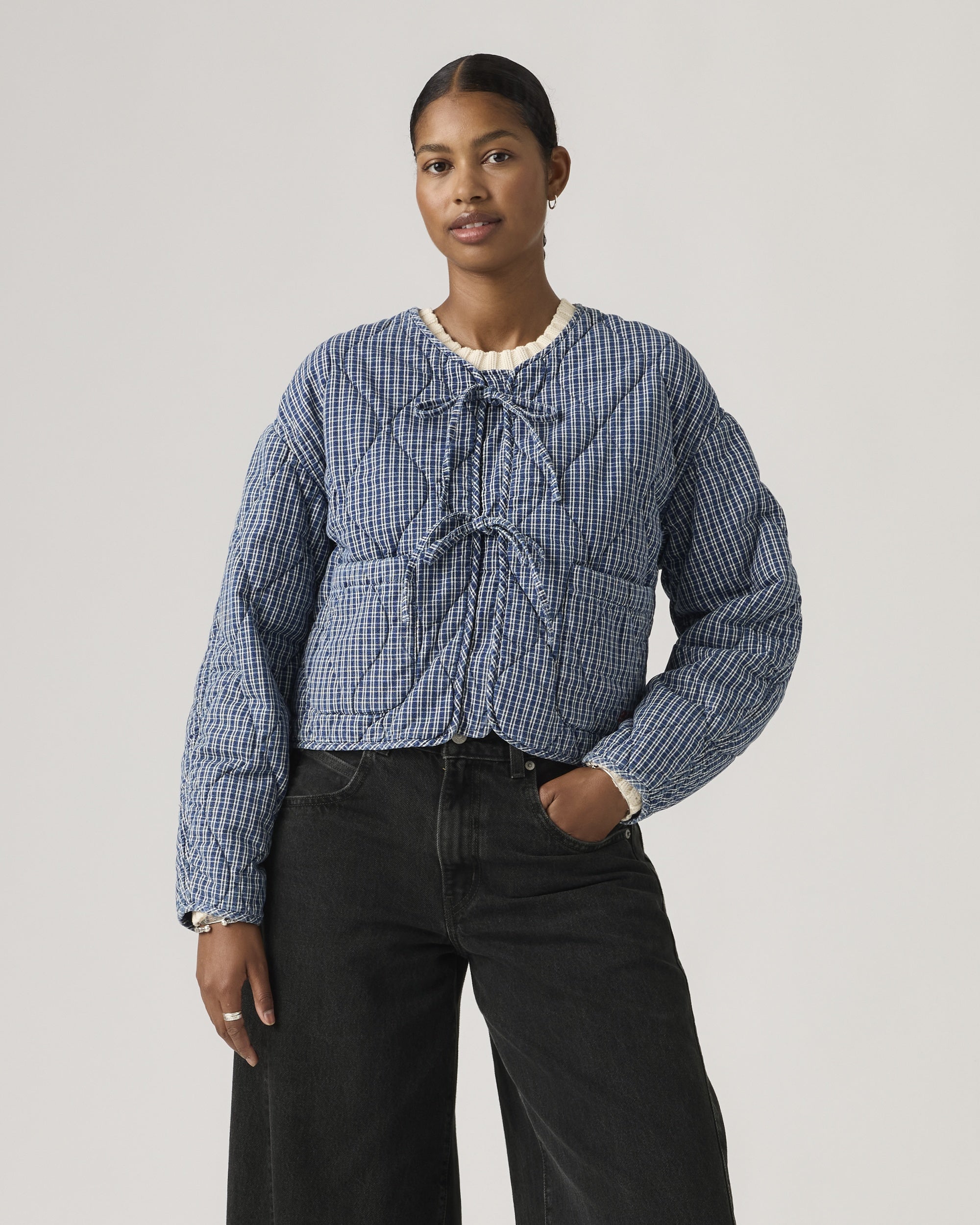 Pauline Pointelle Short-sleeve Cardigan