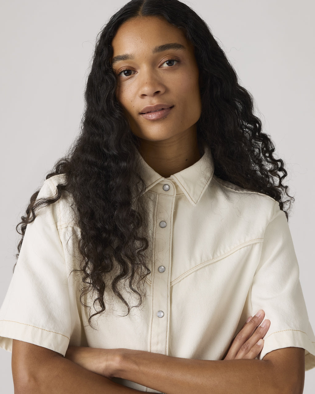 Logan Short-sleeve Denim Shirt