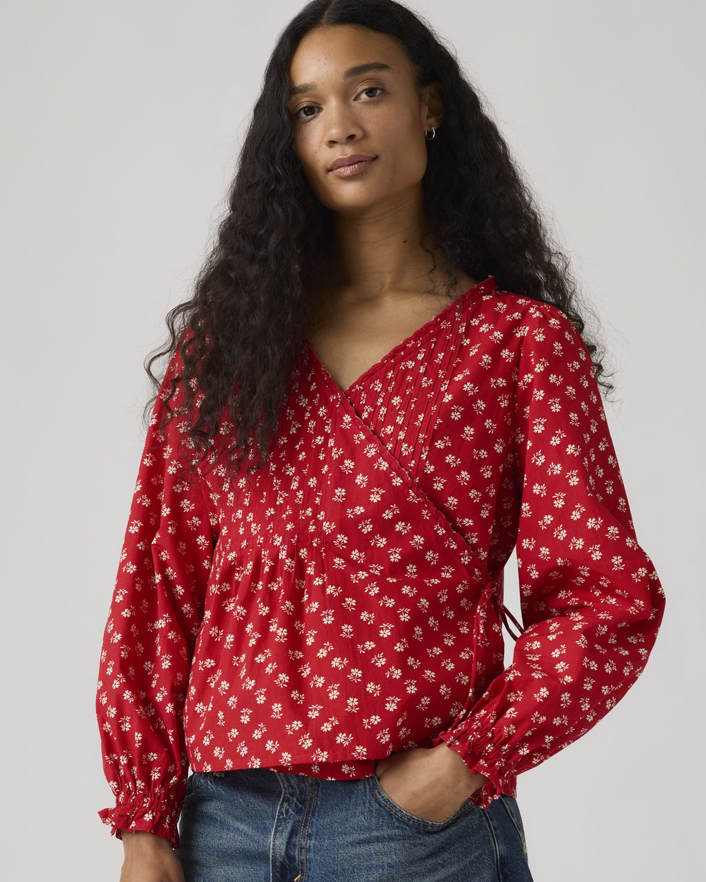 Soleil Wrap Blouse