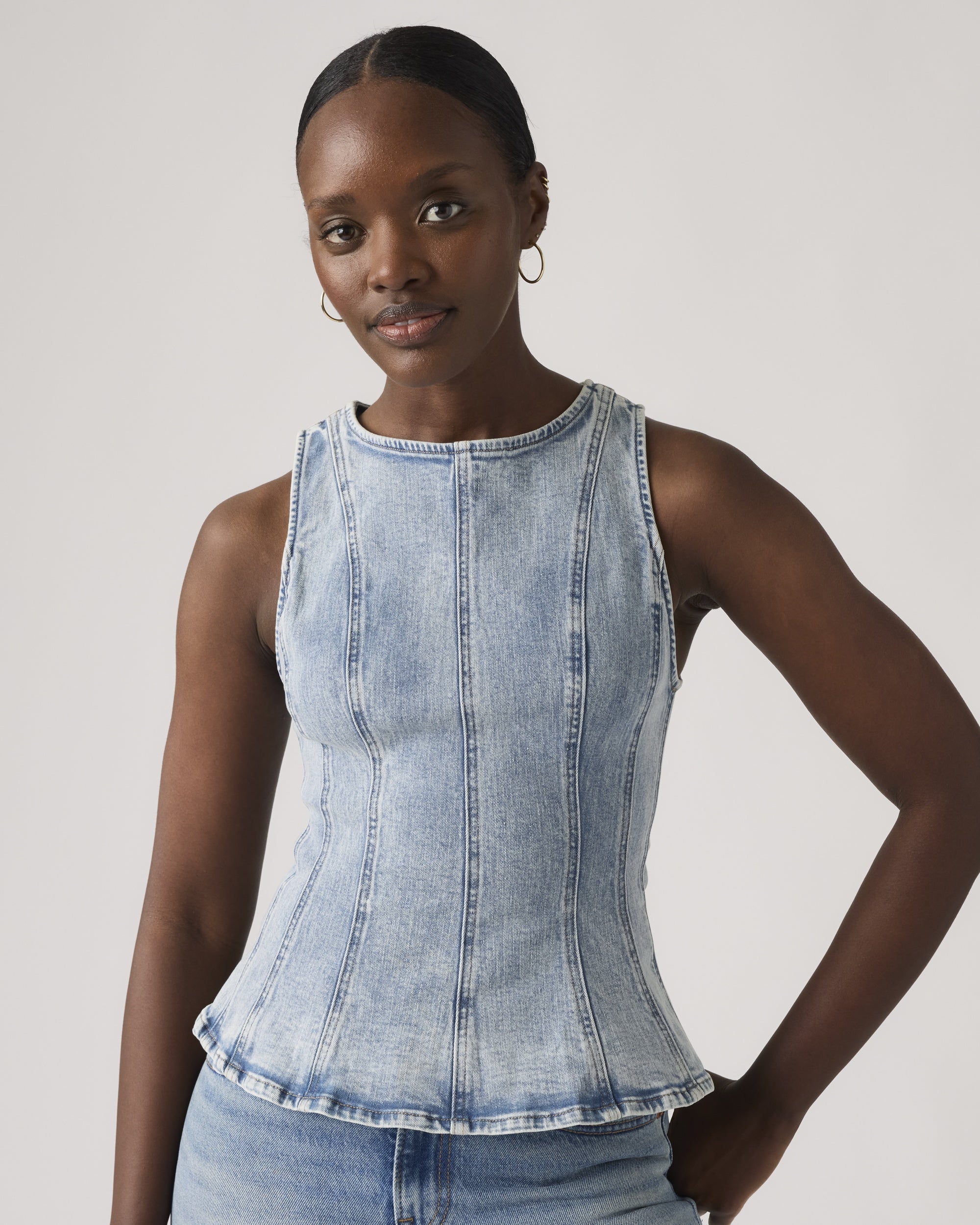 Leighton Peplum Top