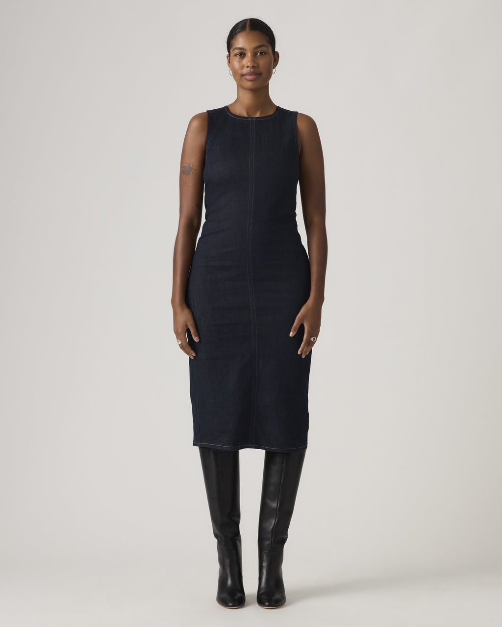 Cely Smocked Midi Dress