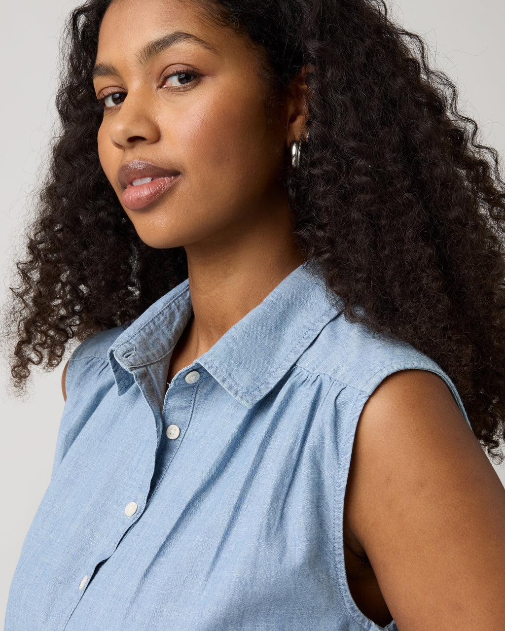 Londyn Short-sleeve Popover Top