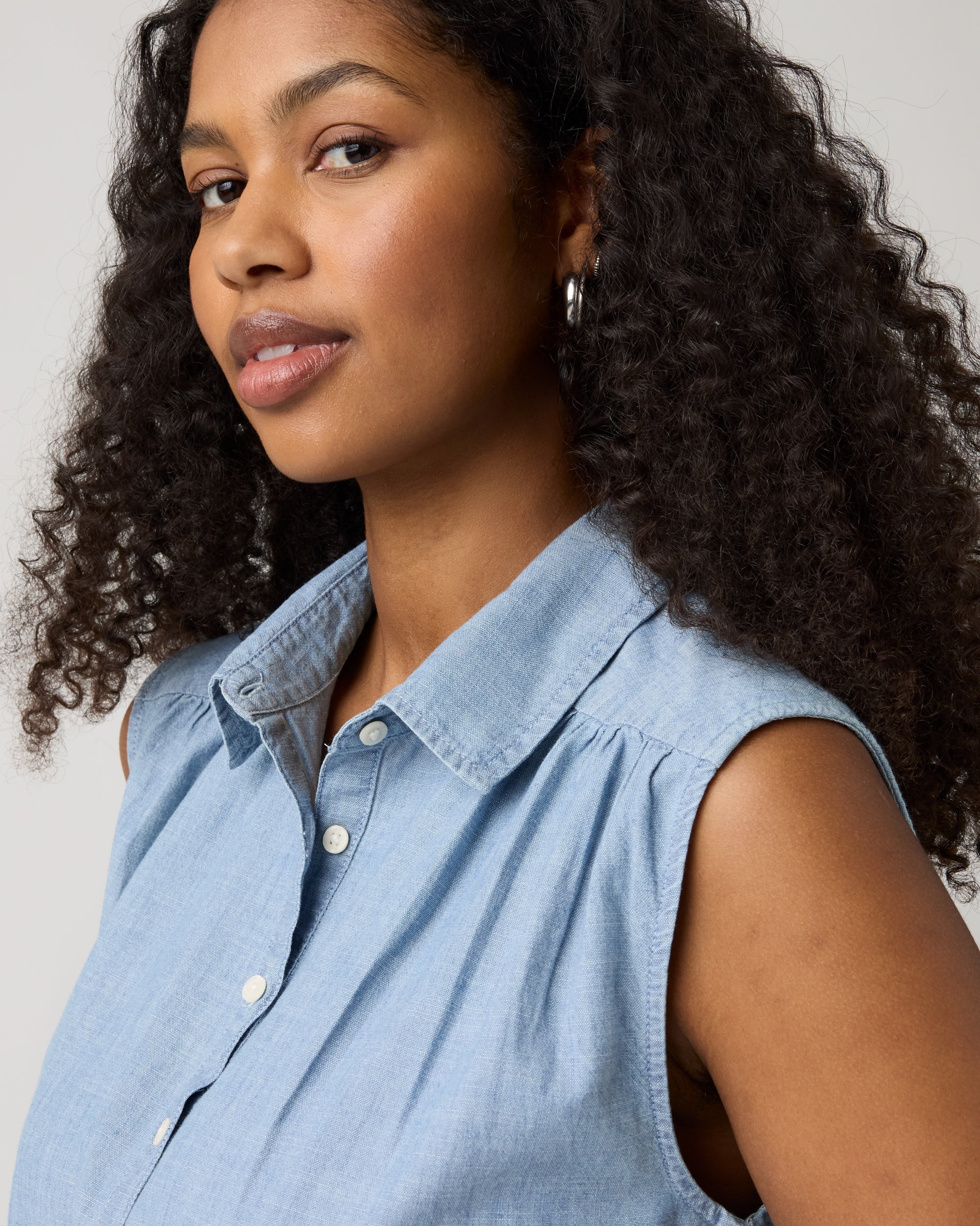 Londyn Short-sleeve Popover Top