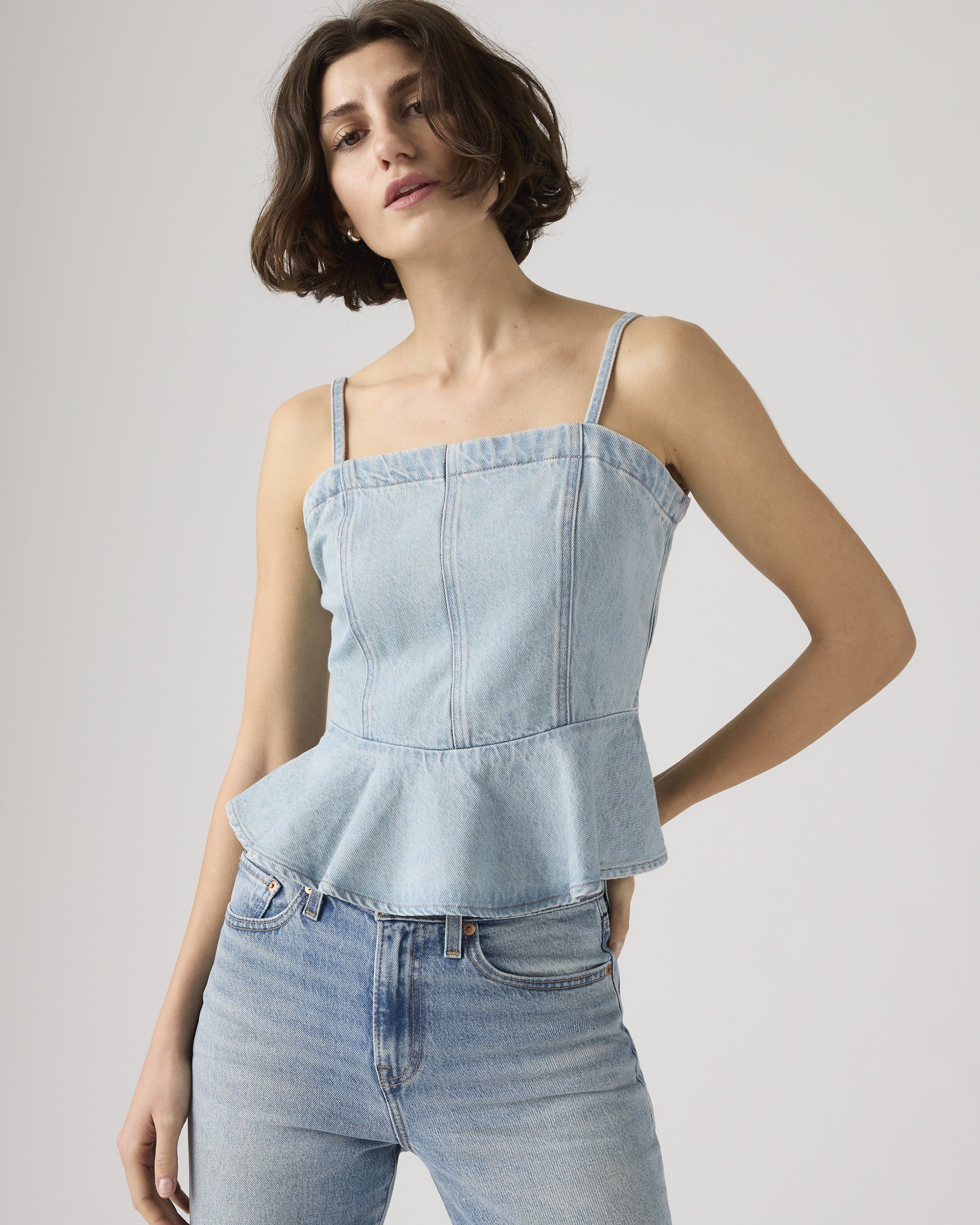 Anderson Flounce Lightweight Top