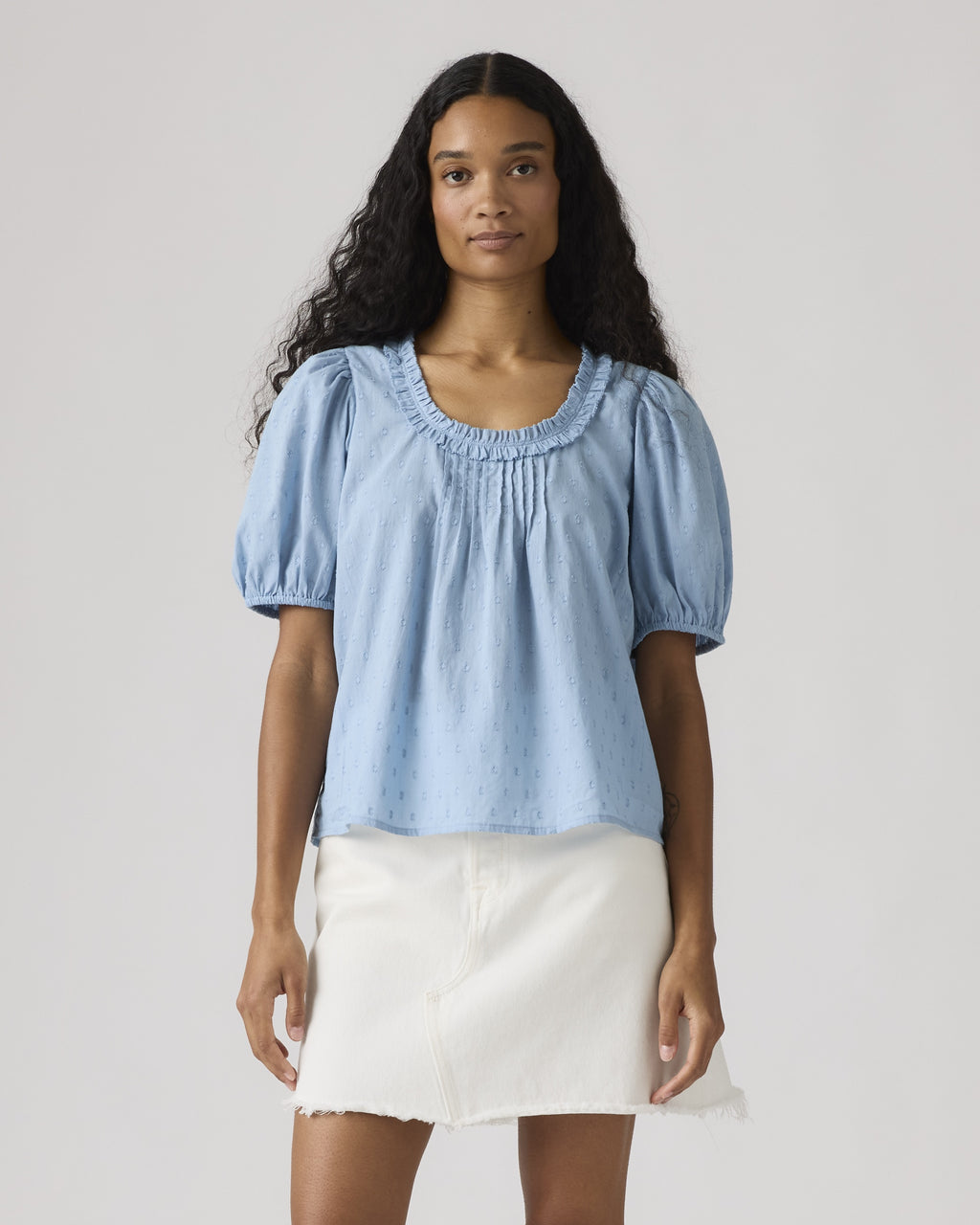 Pauline Pointelle Short-sleeve Cardigan