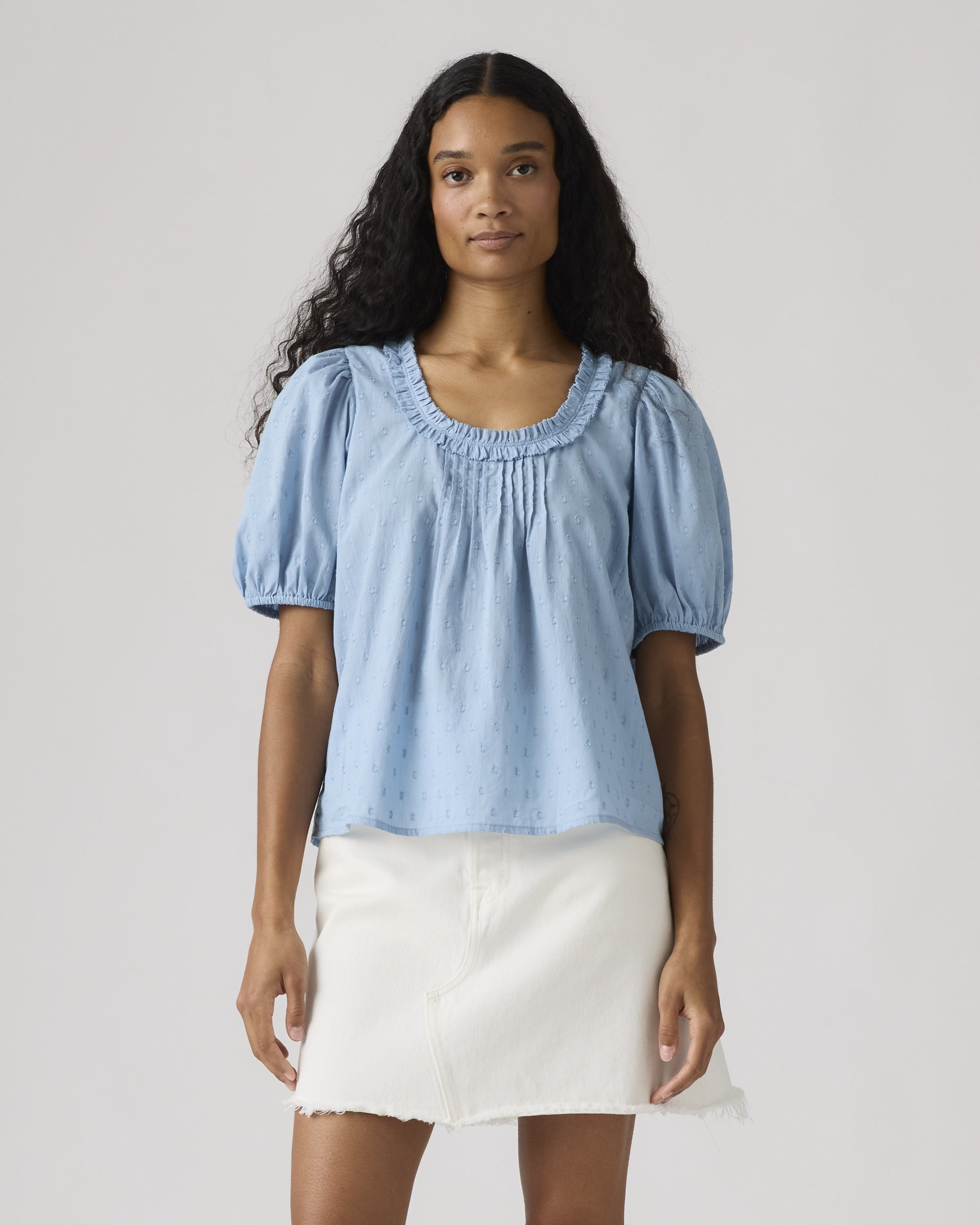 Pauline Pointelle Short-sleeve Cardigan