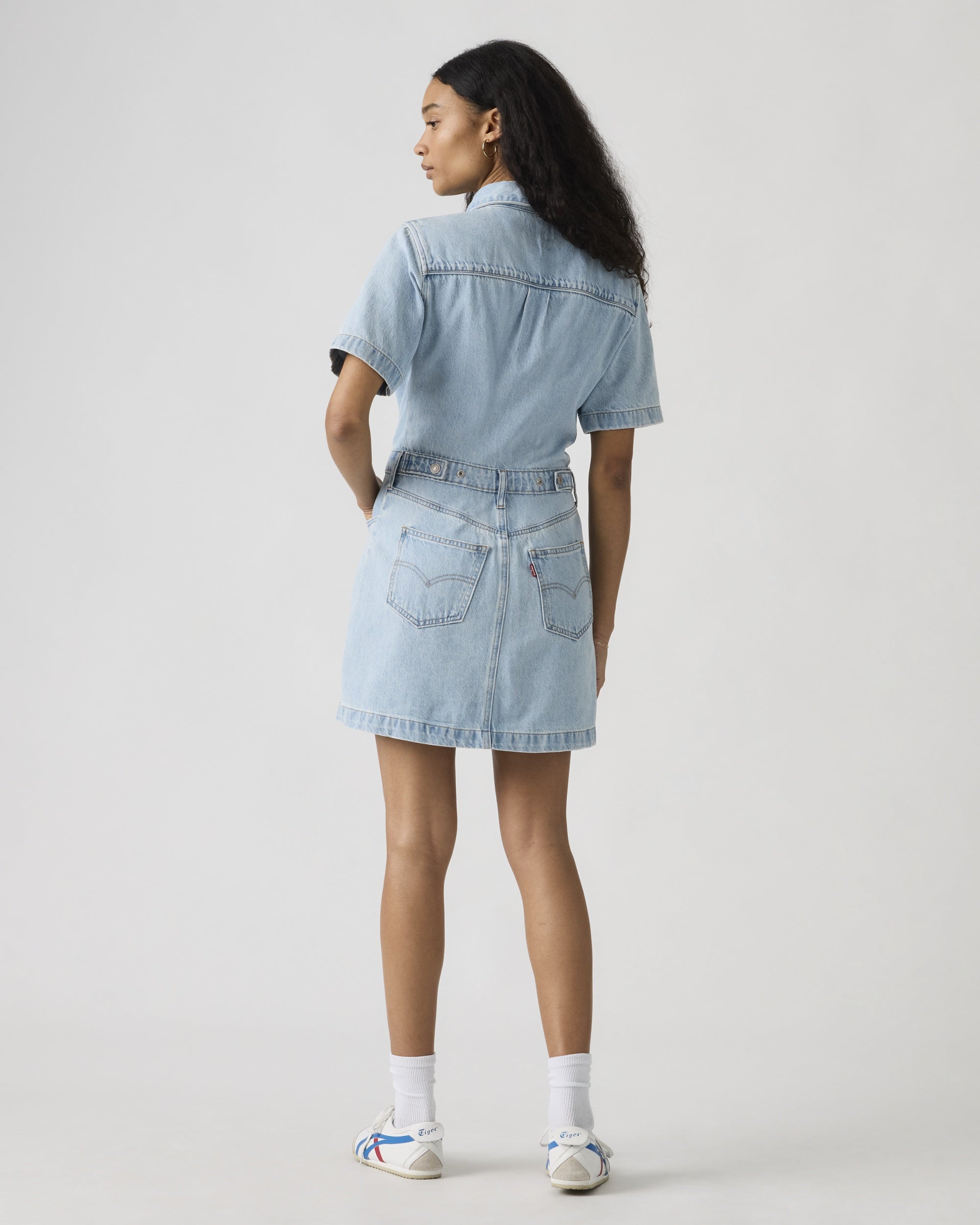 Short-sleeve Logan Western Midi Dress