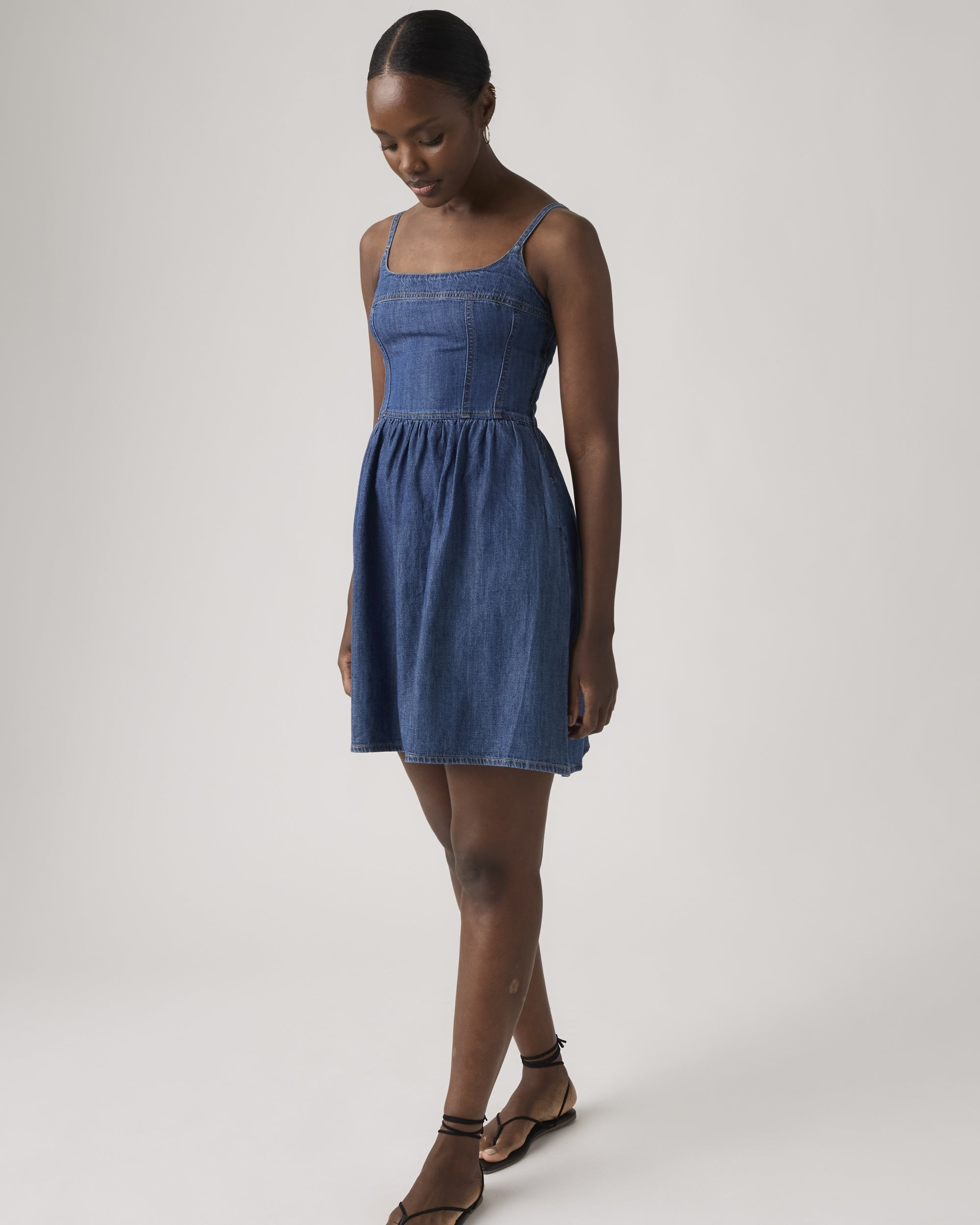 Jadine Denim Mini Lightweight Dress