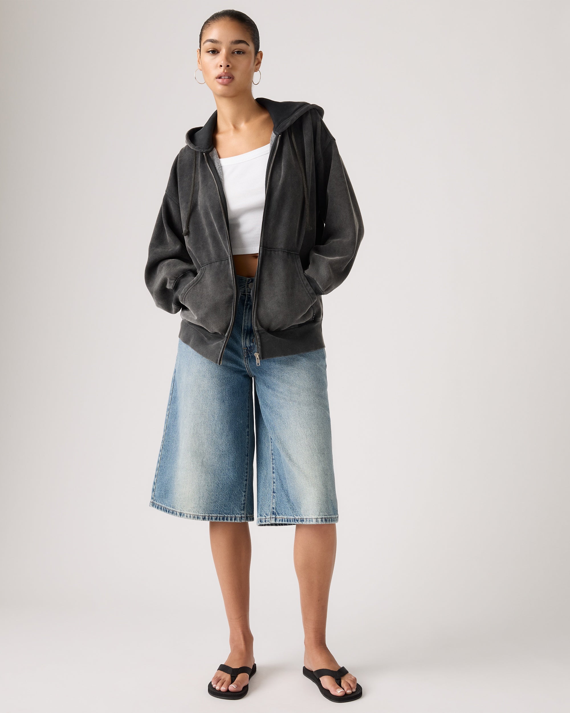 Women's Vintage Garment Dye Relaxed Hoodie