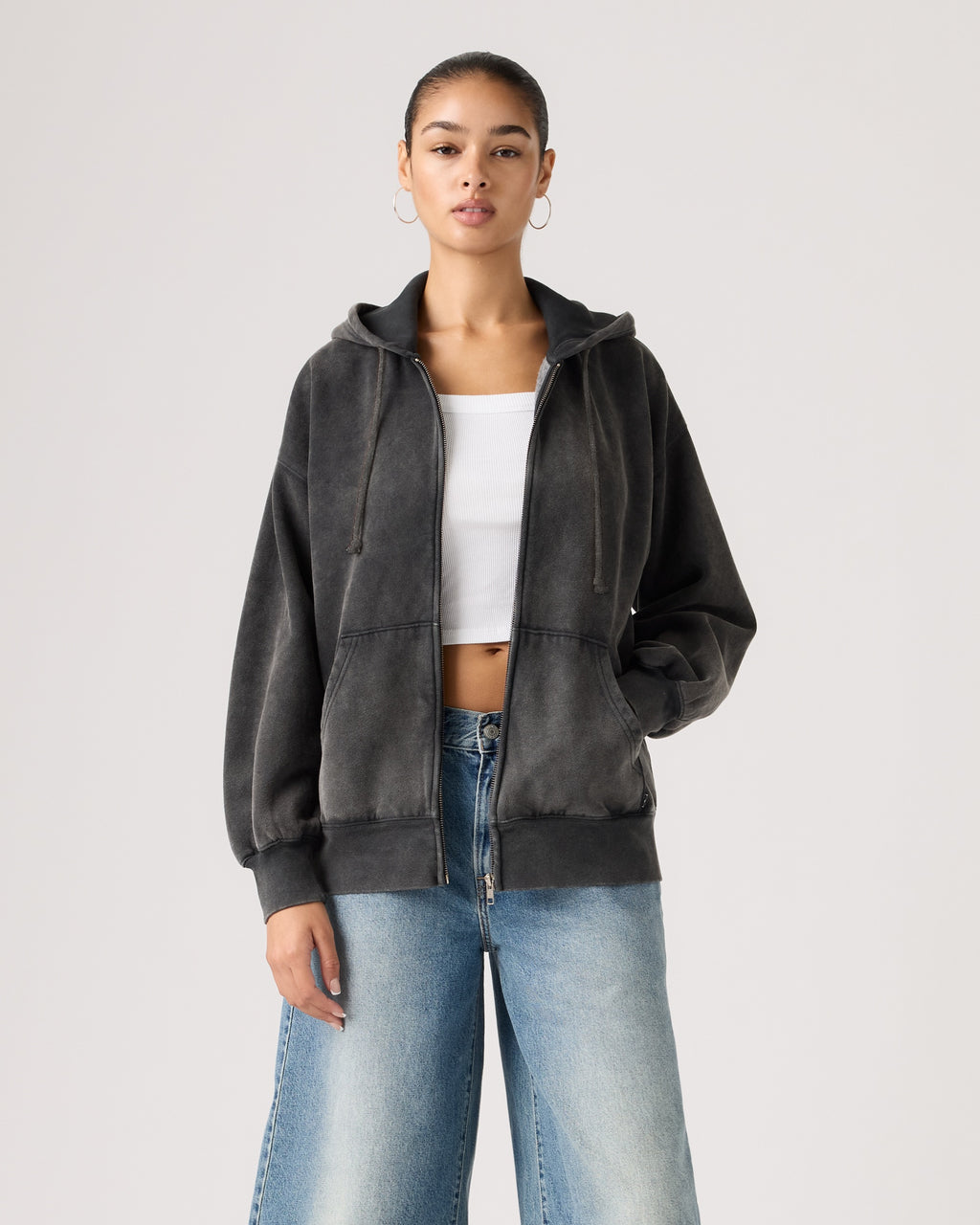 Women's Vintage Garment Dye Relaxed Hoodie