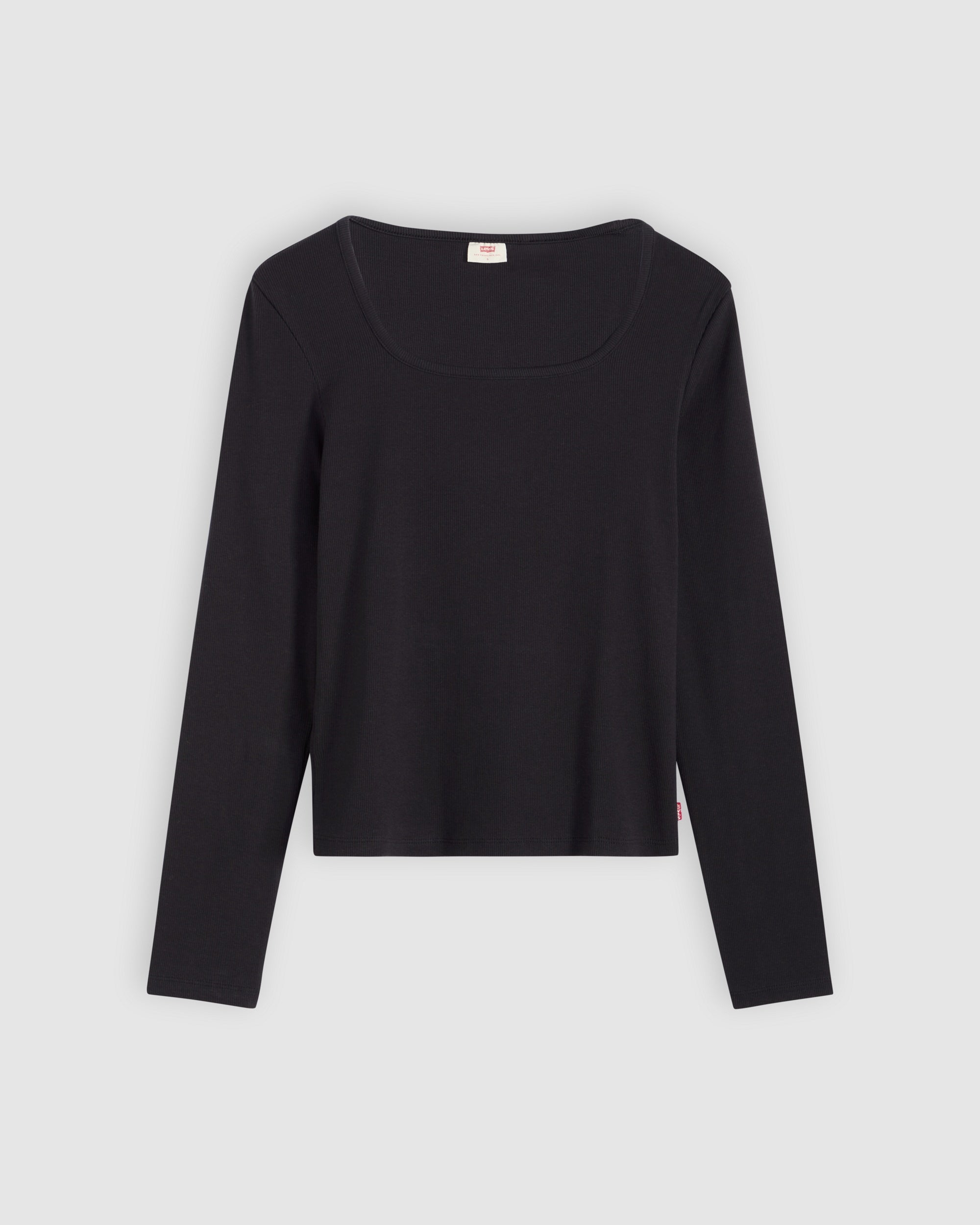 Essential Square Neck Long-sleeve Tee