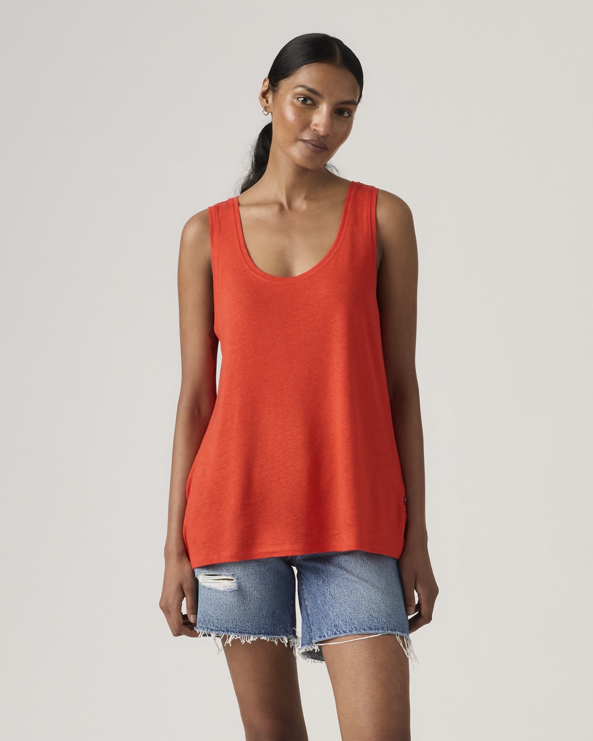 90s Shrunken Collarless Vest