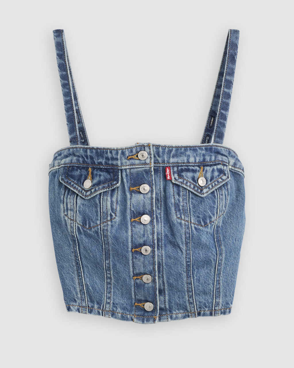 Denim Tube Top