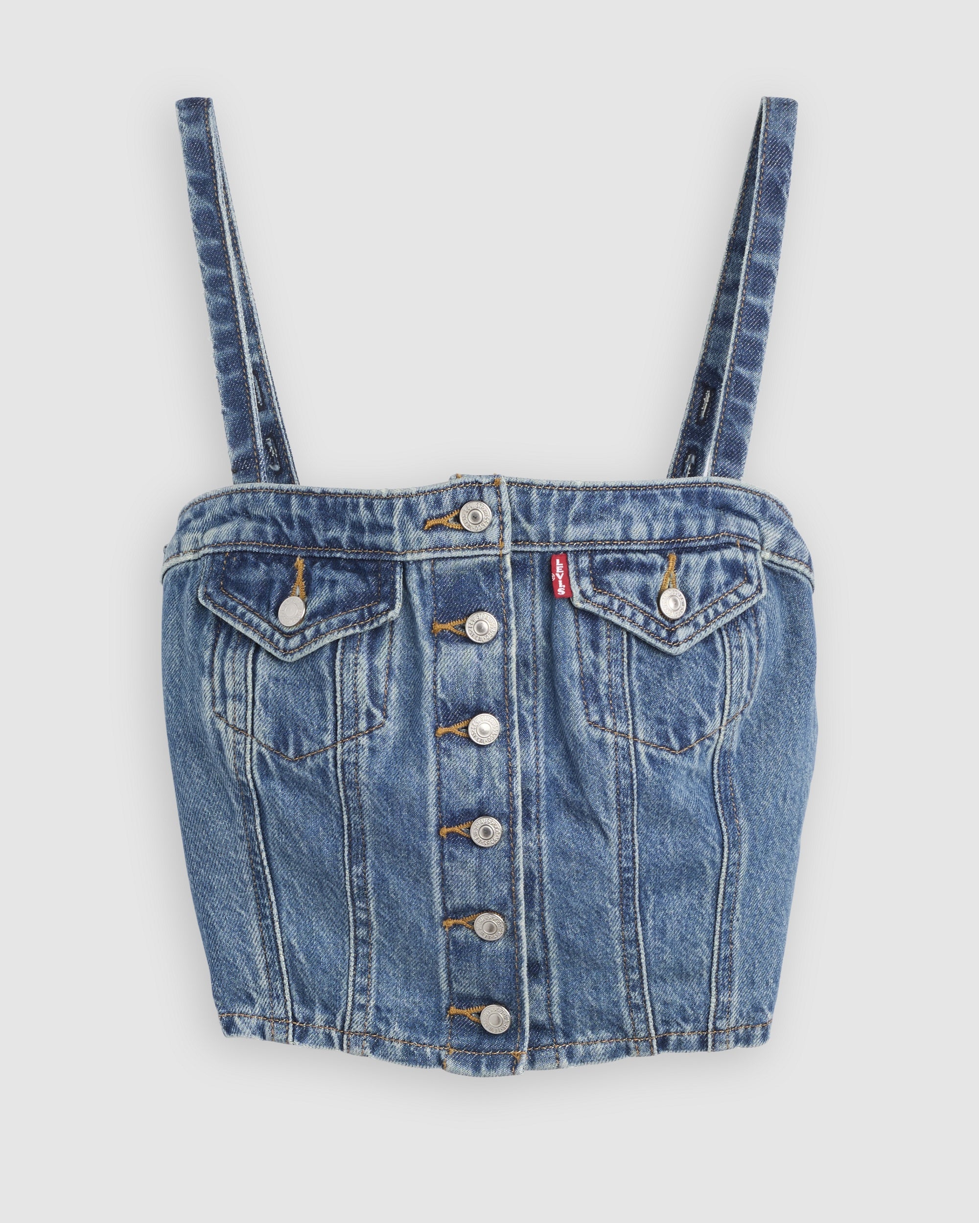 Denim Tube Top