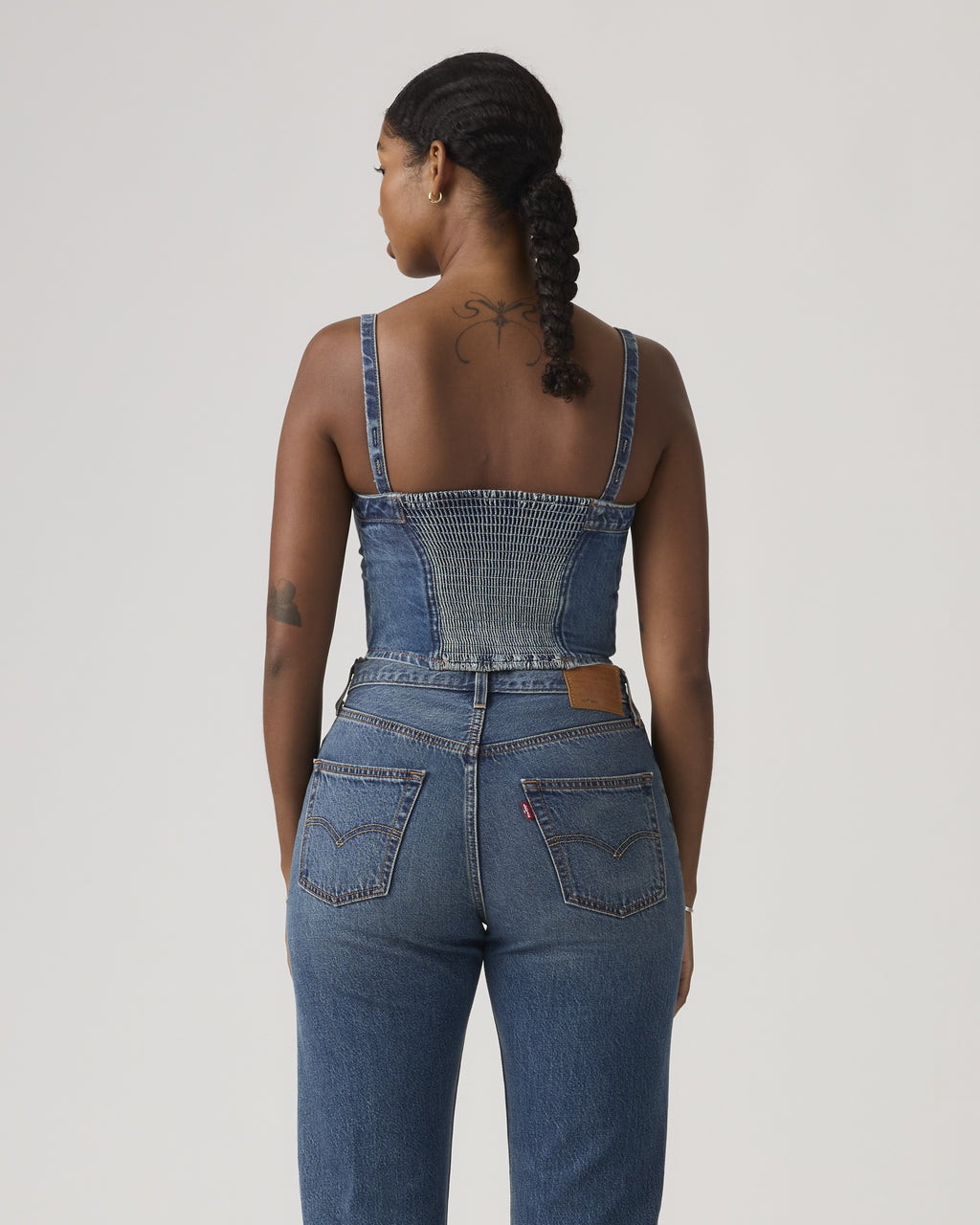 Denim Tube Top