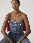Denim Tube Top