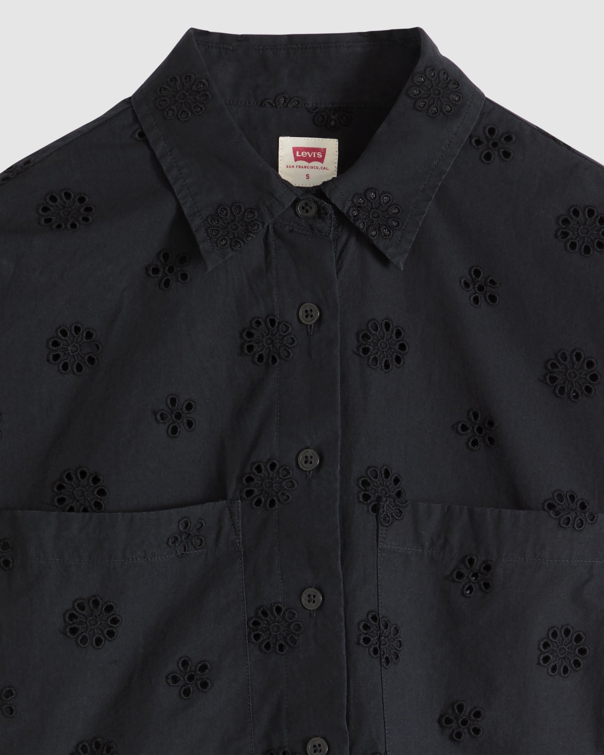 Harlie Novelty Short-sleeve Cropped Shirt
