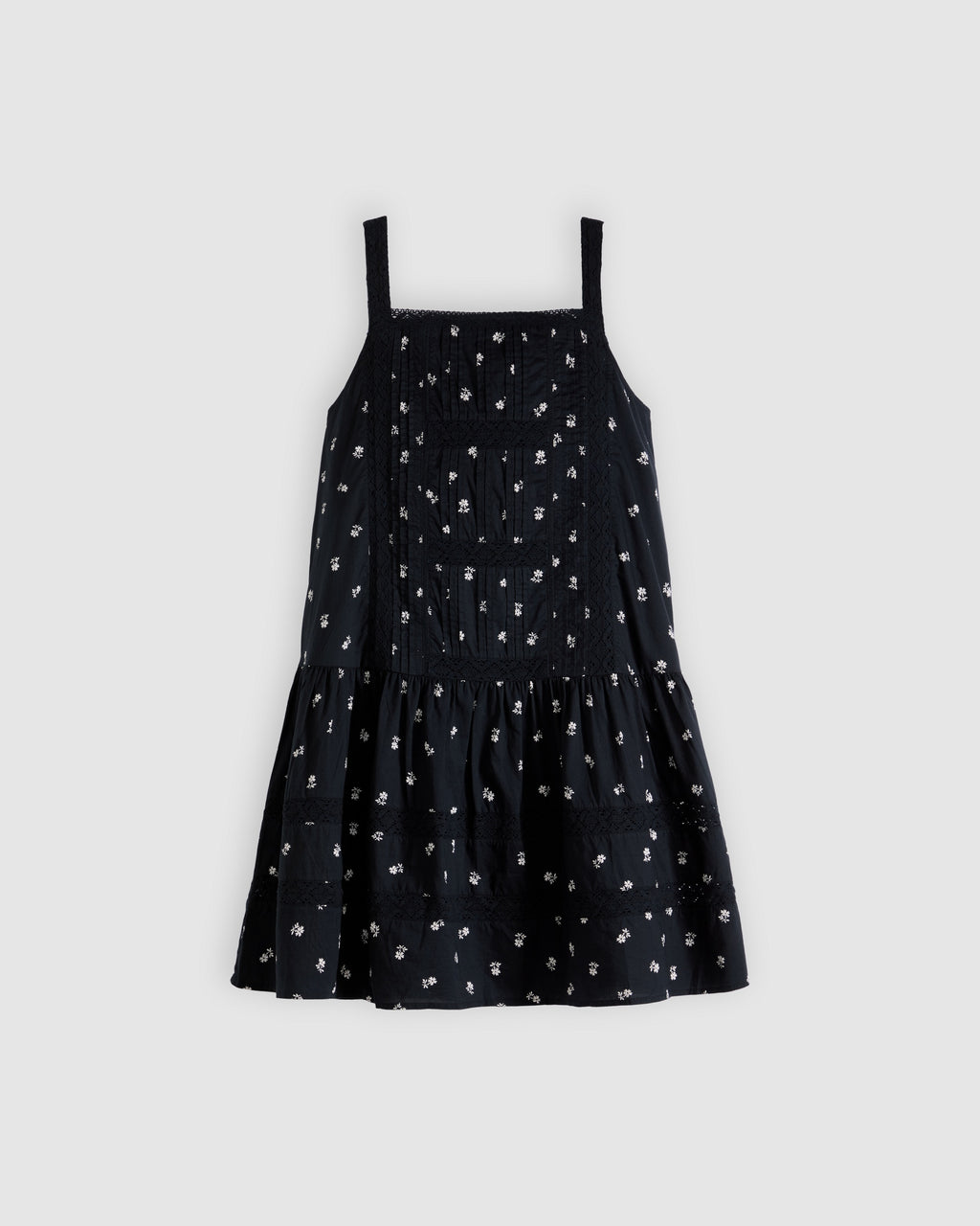 Kate Pintuck Mini Dress