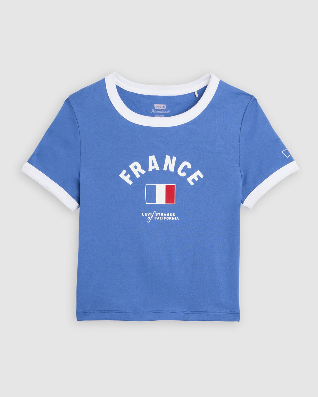 France Mini Ringer Tee